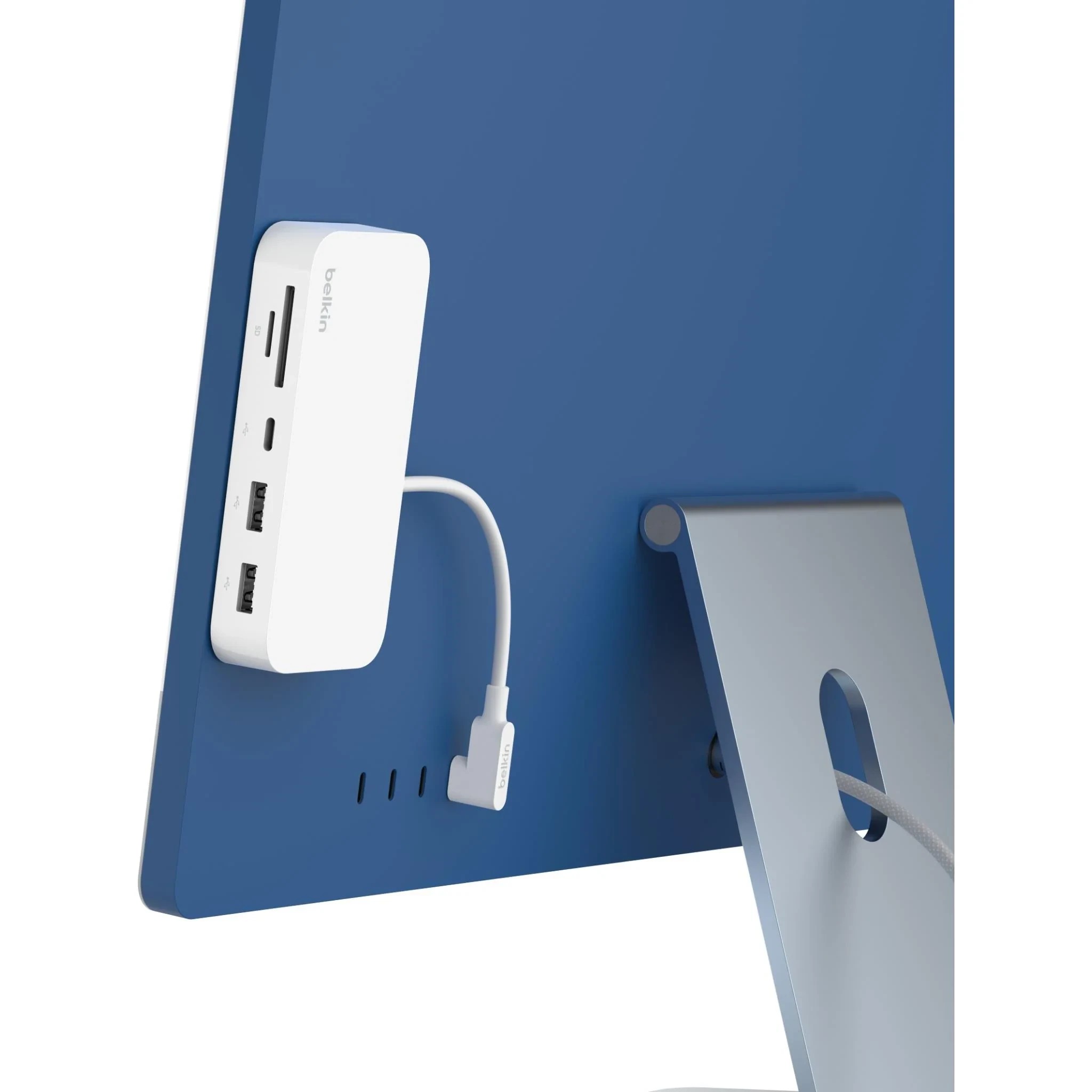 6 Belkin Connect USB-C 6-in-1 Multiport Hub w/ Mount - White, 6 of 6