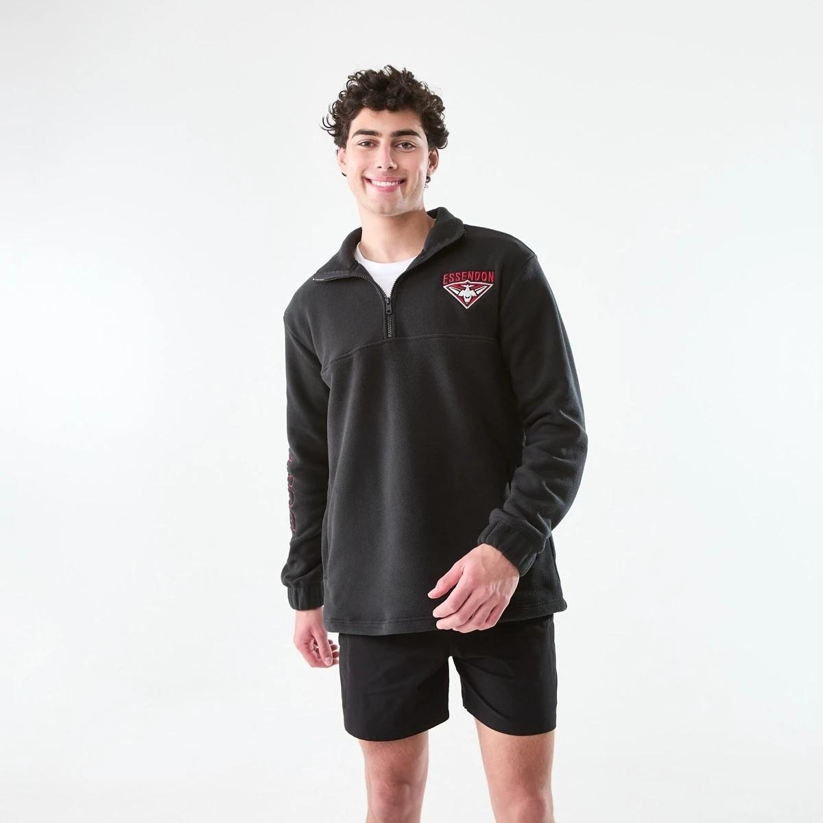 2 Official AFL Adult Polar Fleece Top Essendon, 2 of 9