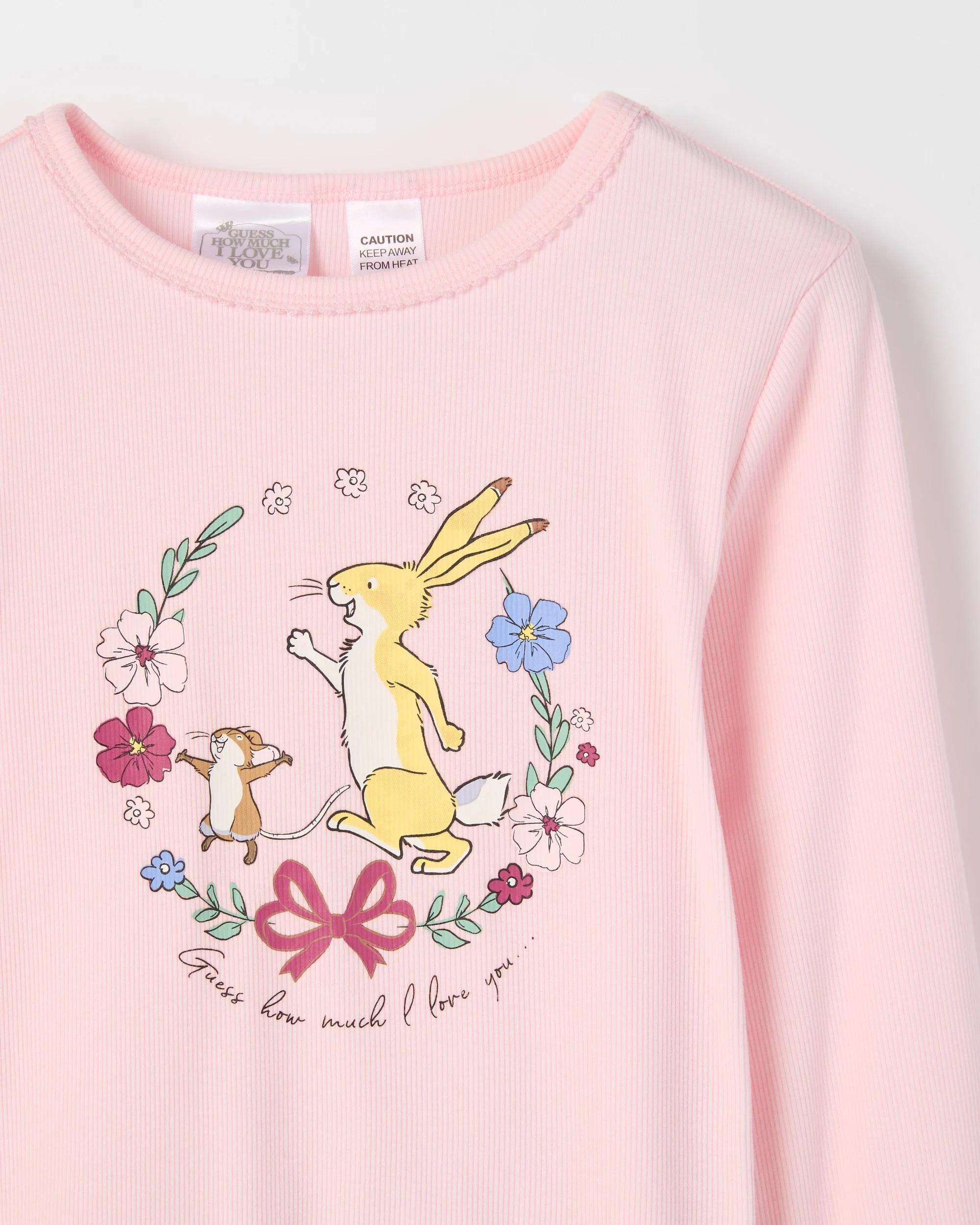 7 Sibling Matching Australian Cotton Younger Girls Pyjama Set - Guess How Much I Love You Too GUESS HOW MUCH I LOVE YOU, 7 of 7