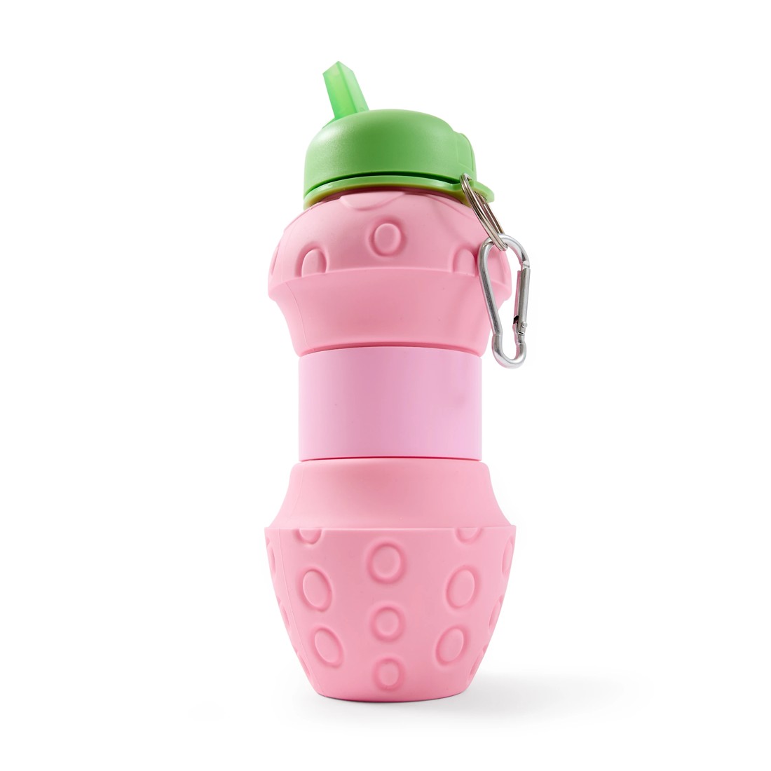 1 600ml Pop-Up Collapsible Drink Bottle - Strawberry, 1 of 10