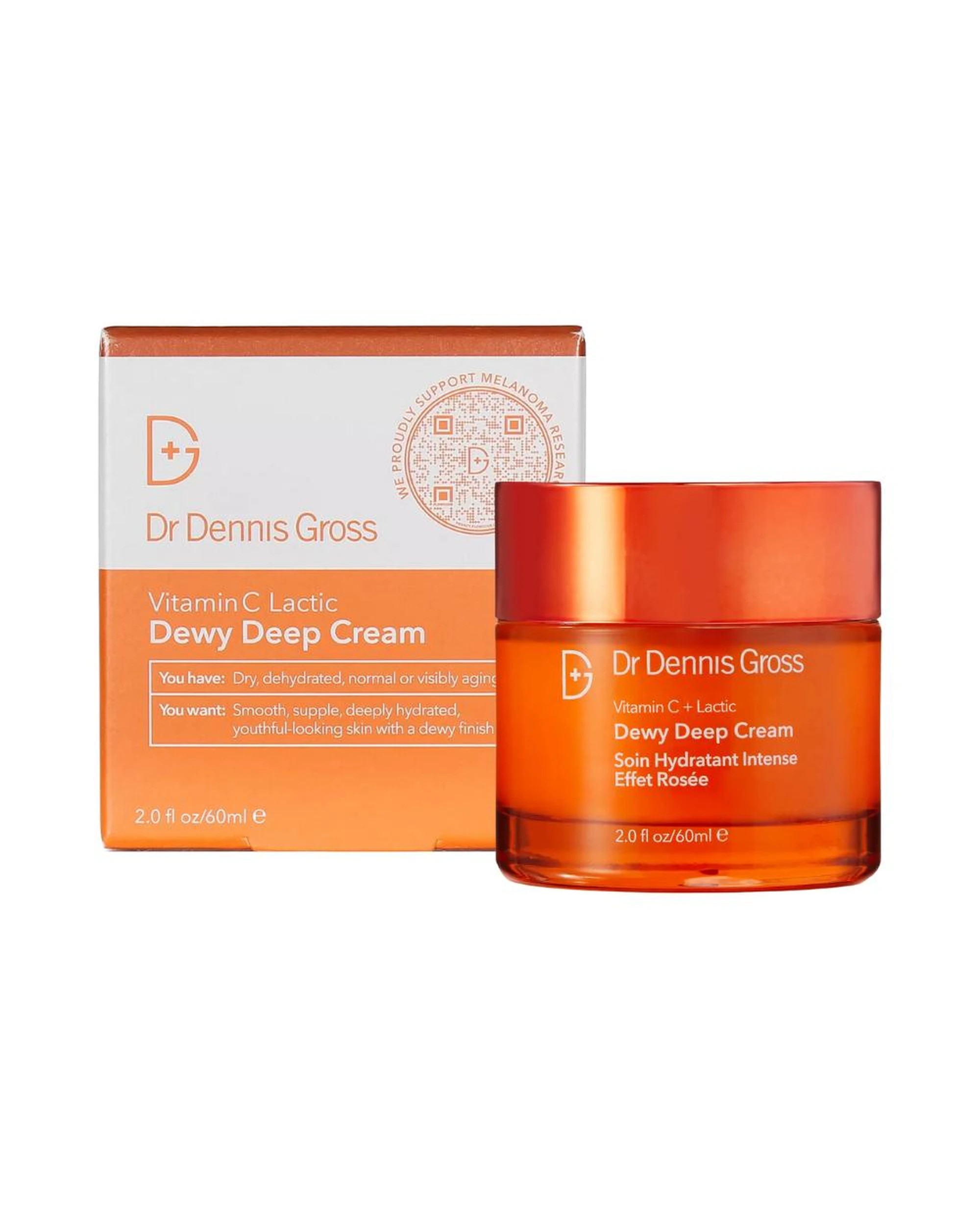 1 Dr Dennis Gross Vitamin C Lactic Dewy Deep Cream 60mL, 1 of 3