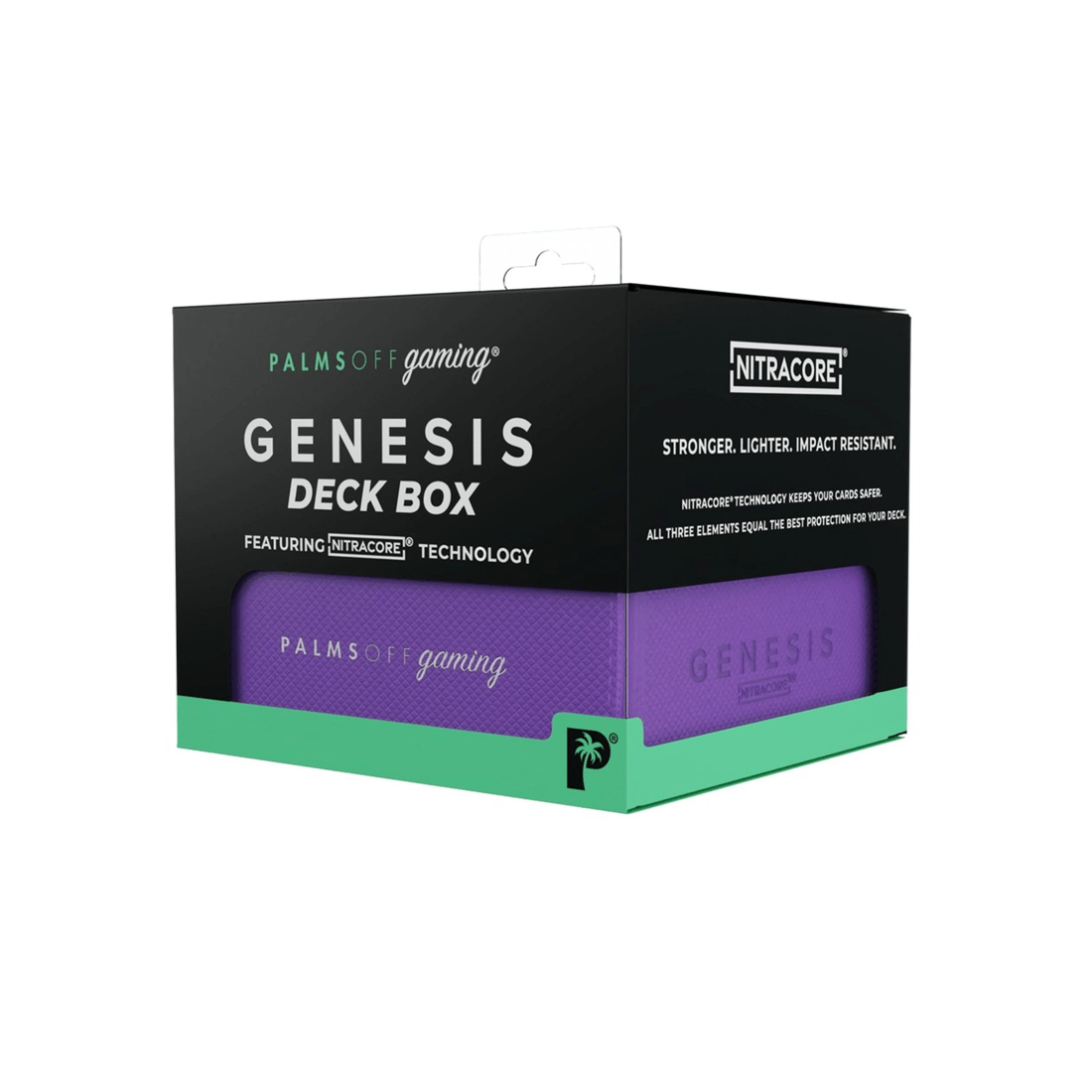 7 Palms Off Gaming Genesis Deck Box - Purple, 7 of 7