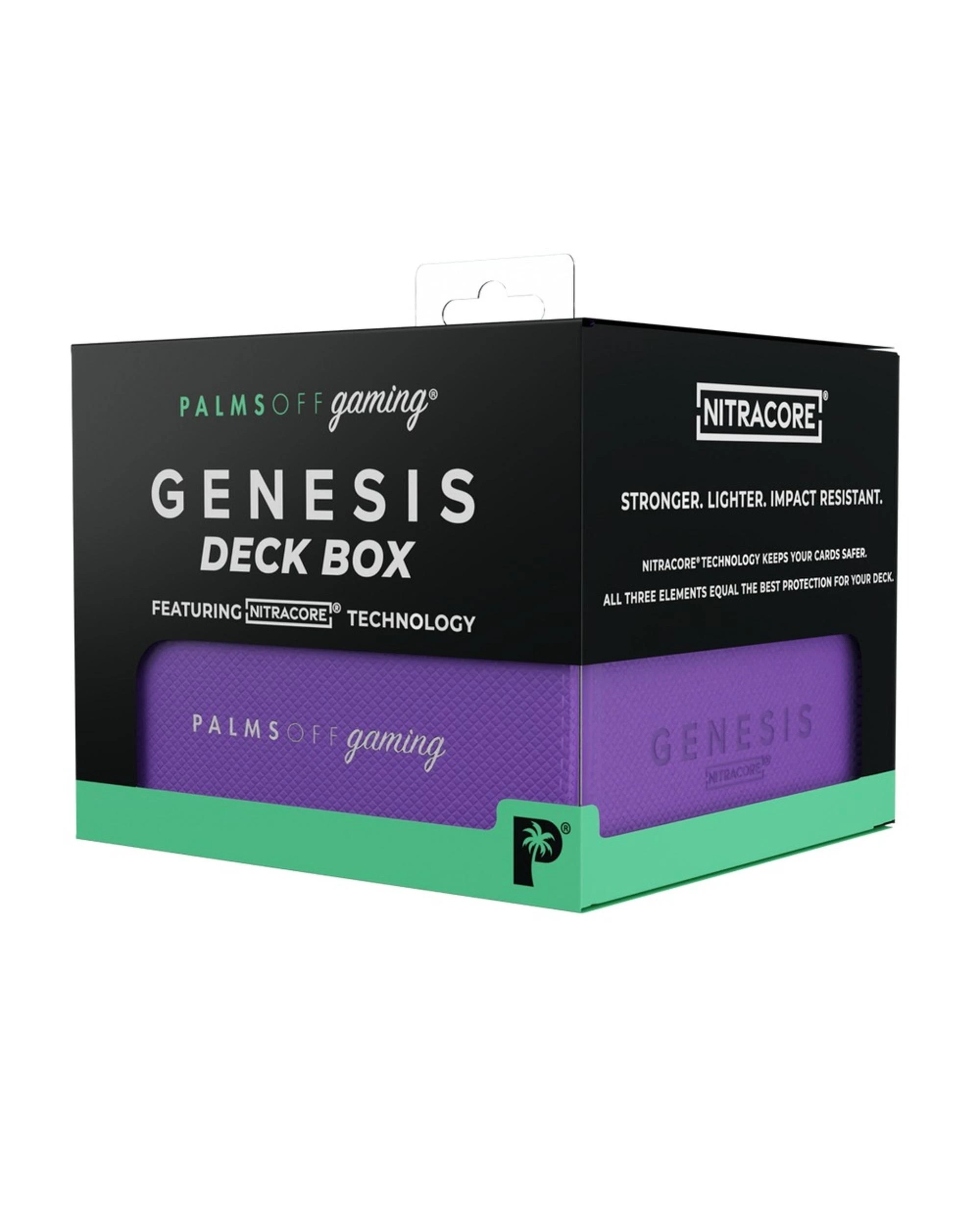 7 Palms Off Gaming Genesis Deck Box - Purple, 7 of 7