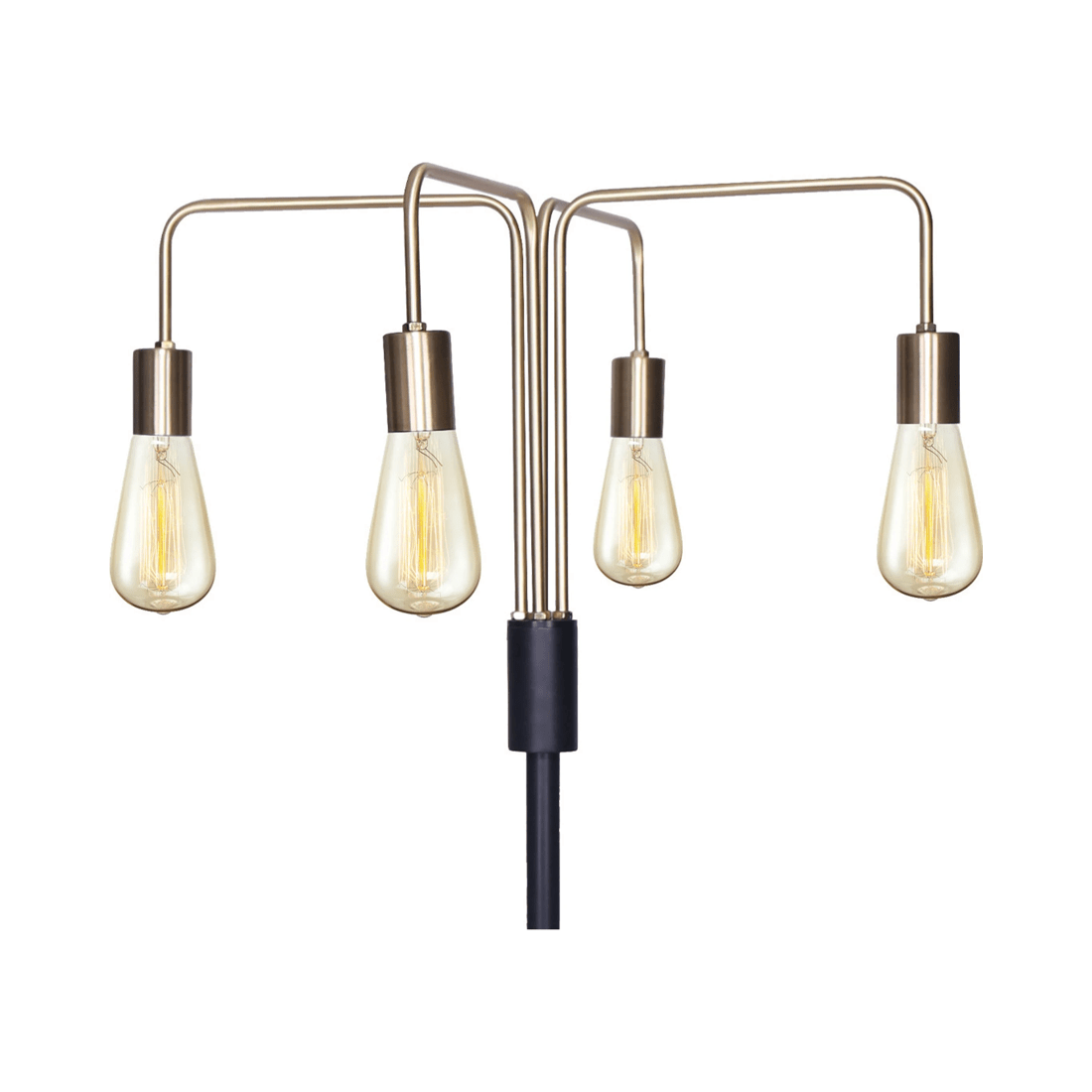 2 Sarantino 4-Light Industrial Floor Lamp, 2 of 10