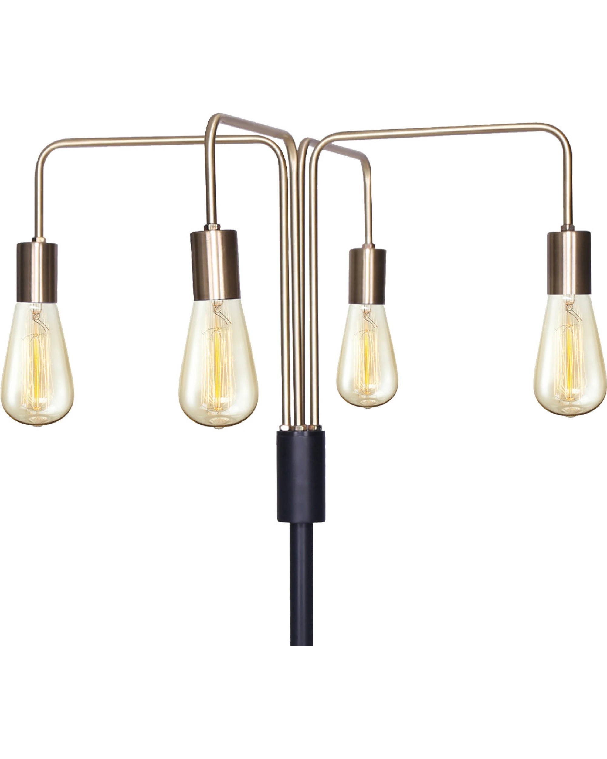 2 Sarantino 4-Light Industrial Floor Lamp, 2 of 10