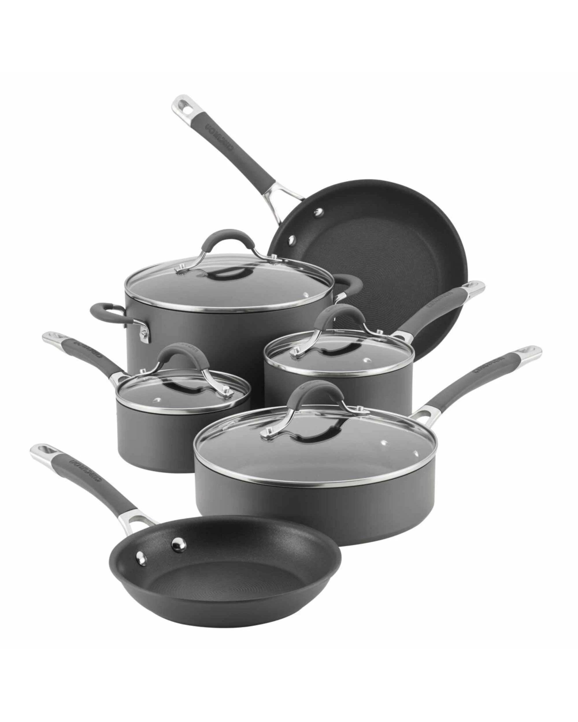 1 Circulon Radiance Nonstick 10 Piece Cookware Set - Grey, 1 of 1