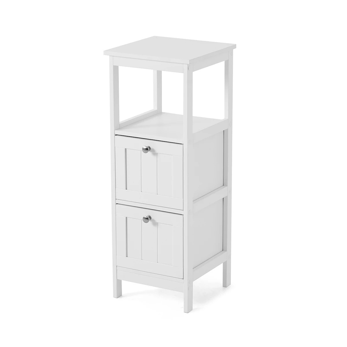 4 Panelled Storage Unit - White, 4 of 8
