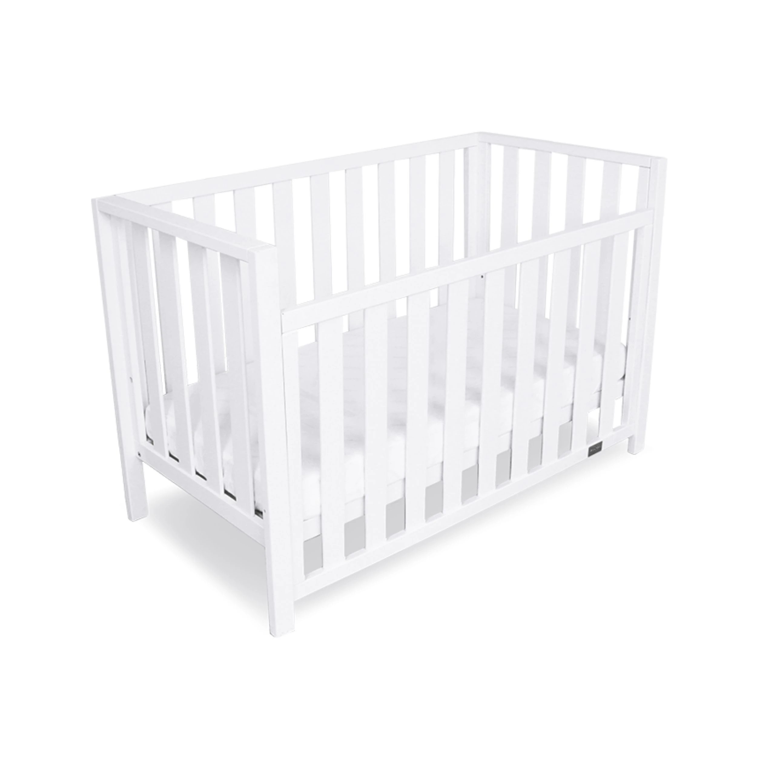 2 Babyhood Mali Compact Cot - White, 2 of 4