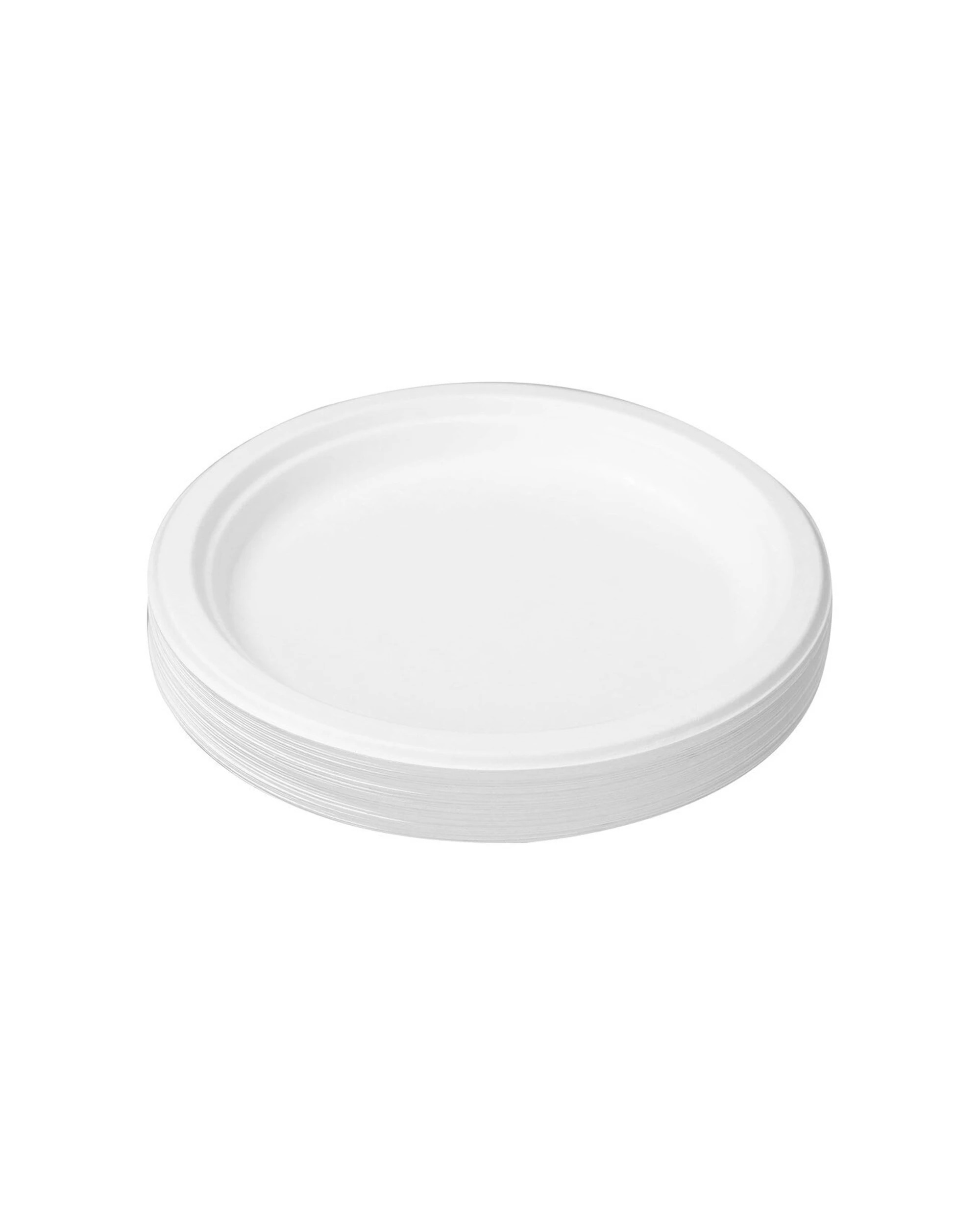 3 30pc Lemon & Lime Eco/biodegradable/compostable Disposable 23cm Dinner Plate Wht
 - White, 3 of 3
