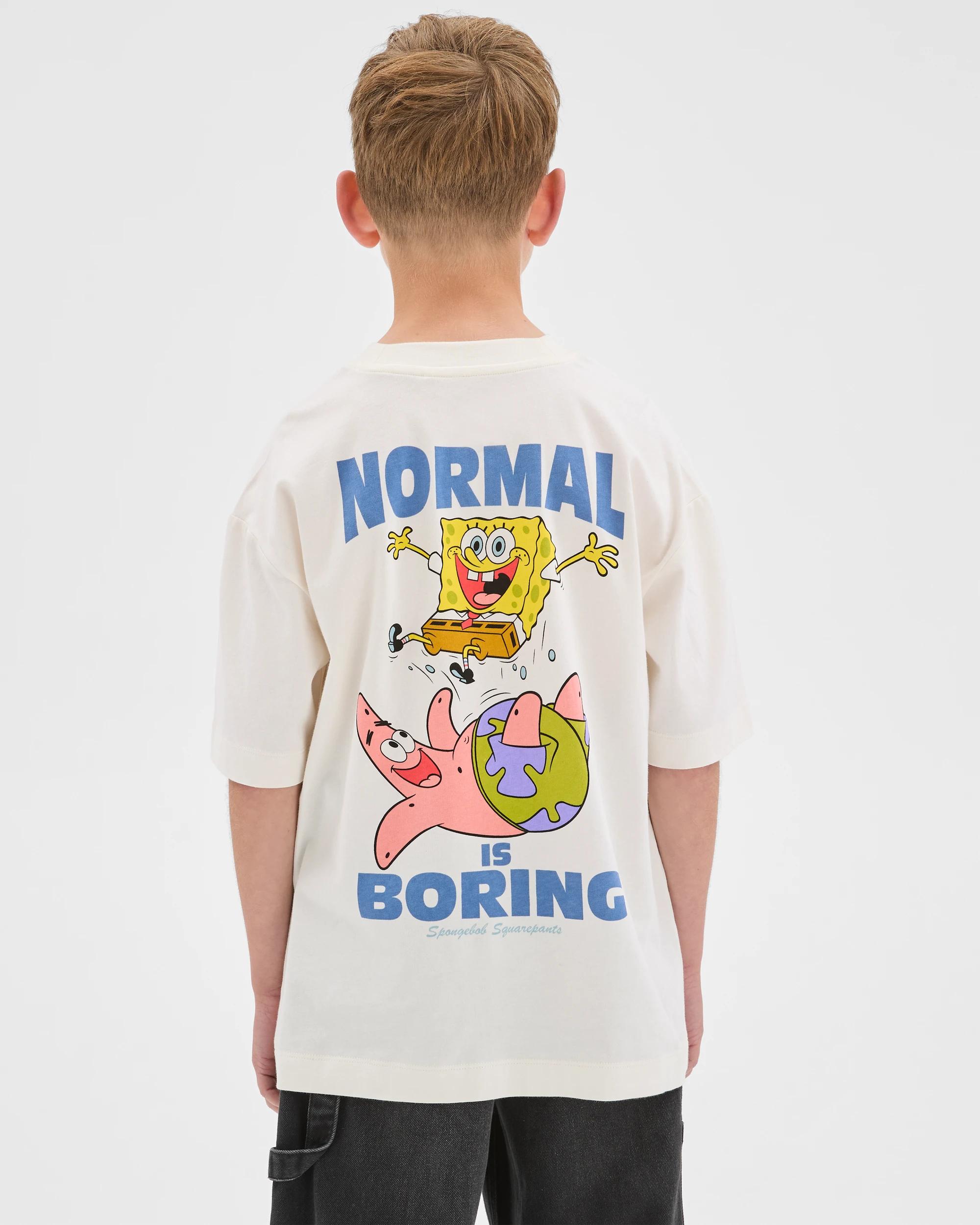 1 SpongeBob SquarePants Australian Cotton T-Shirt OFF WHITE, 1 of 7