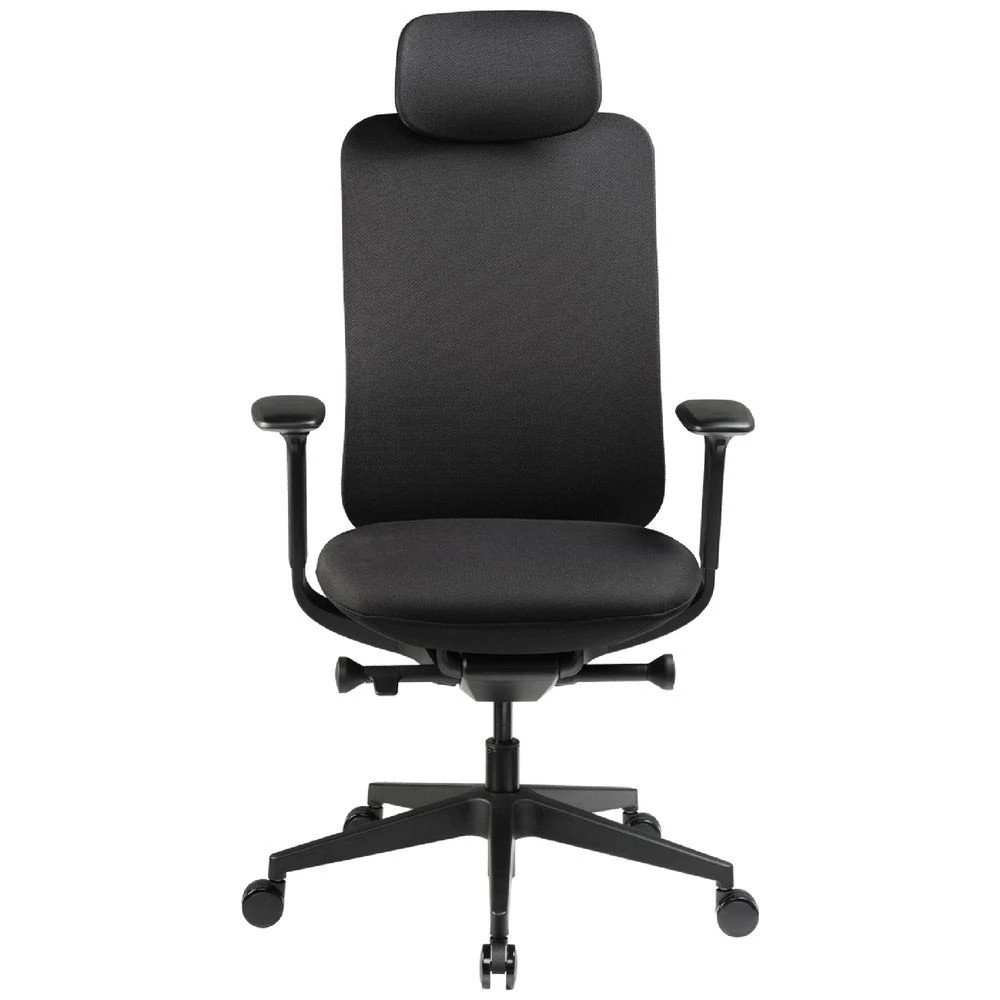 3 Pago Electra Office Chair with Headrest Black Ergonomic Chairs and Desk Chairs, 3 of 10