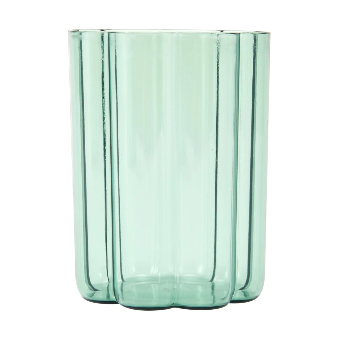 2 4 Green Acrylic Ripple Highball Glasses, 2 of 4