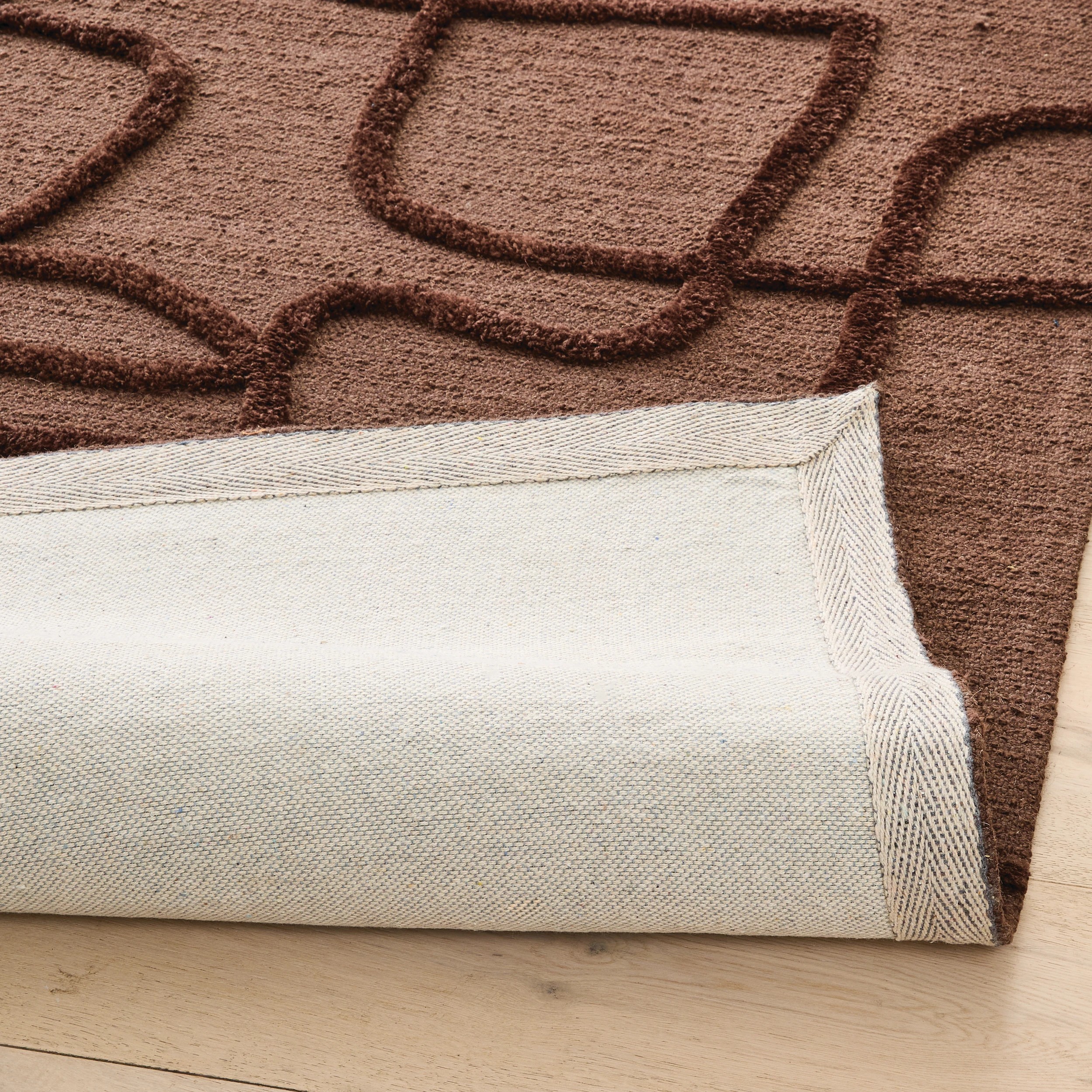 3 Leslie Loop Wool Blend Rug - Extra Large - 270cm x 180cm, 3 of 5
