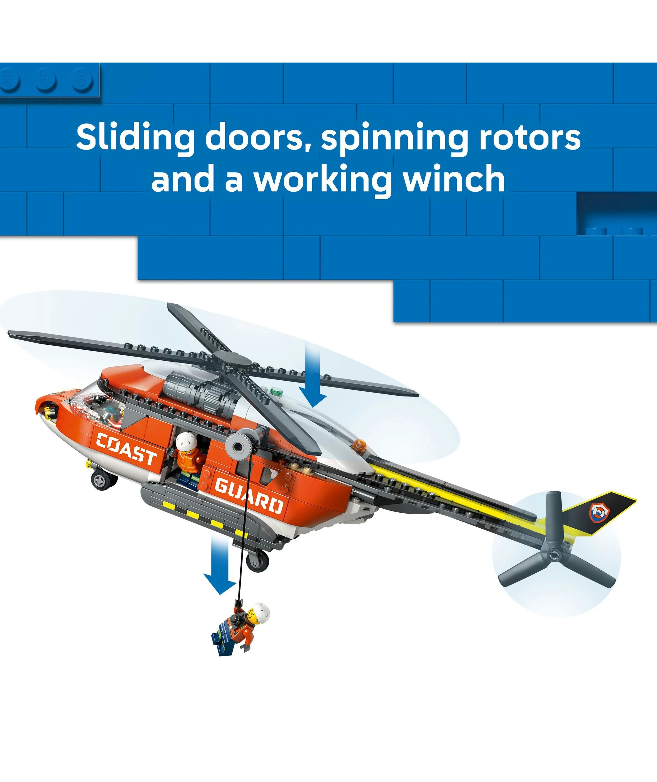 4 LEGO City Coast Guard Helicopter 60503, 4 of 10