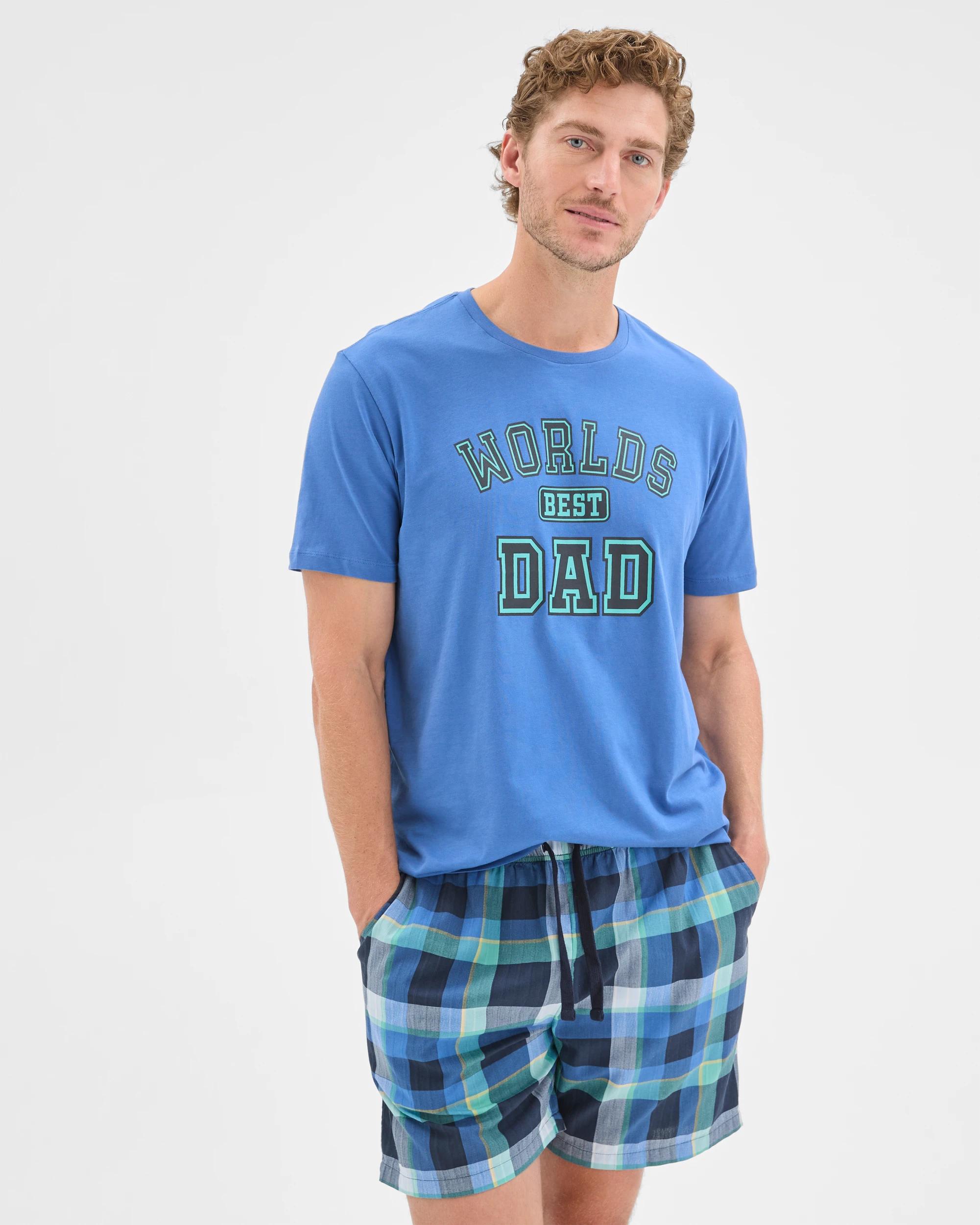 1 Maxx Top and Shorts Pyjama Set BEST DAD, 1 of 7