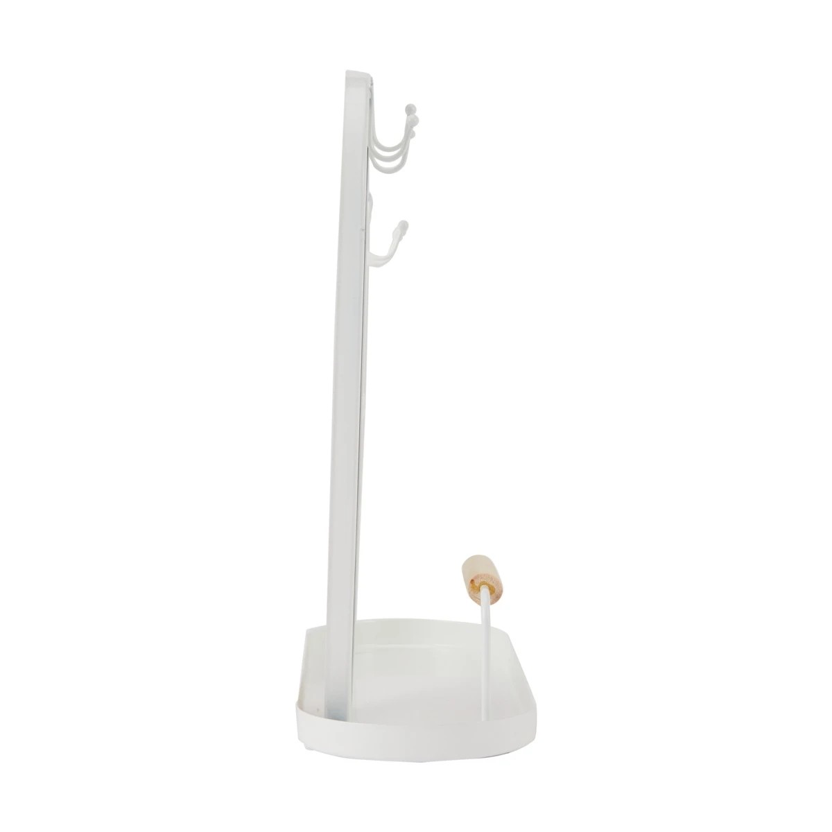 3 Jewellery Storage with Mirror - White, 3 of 7