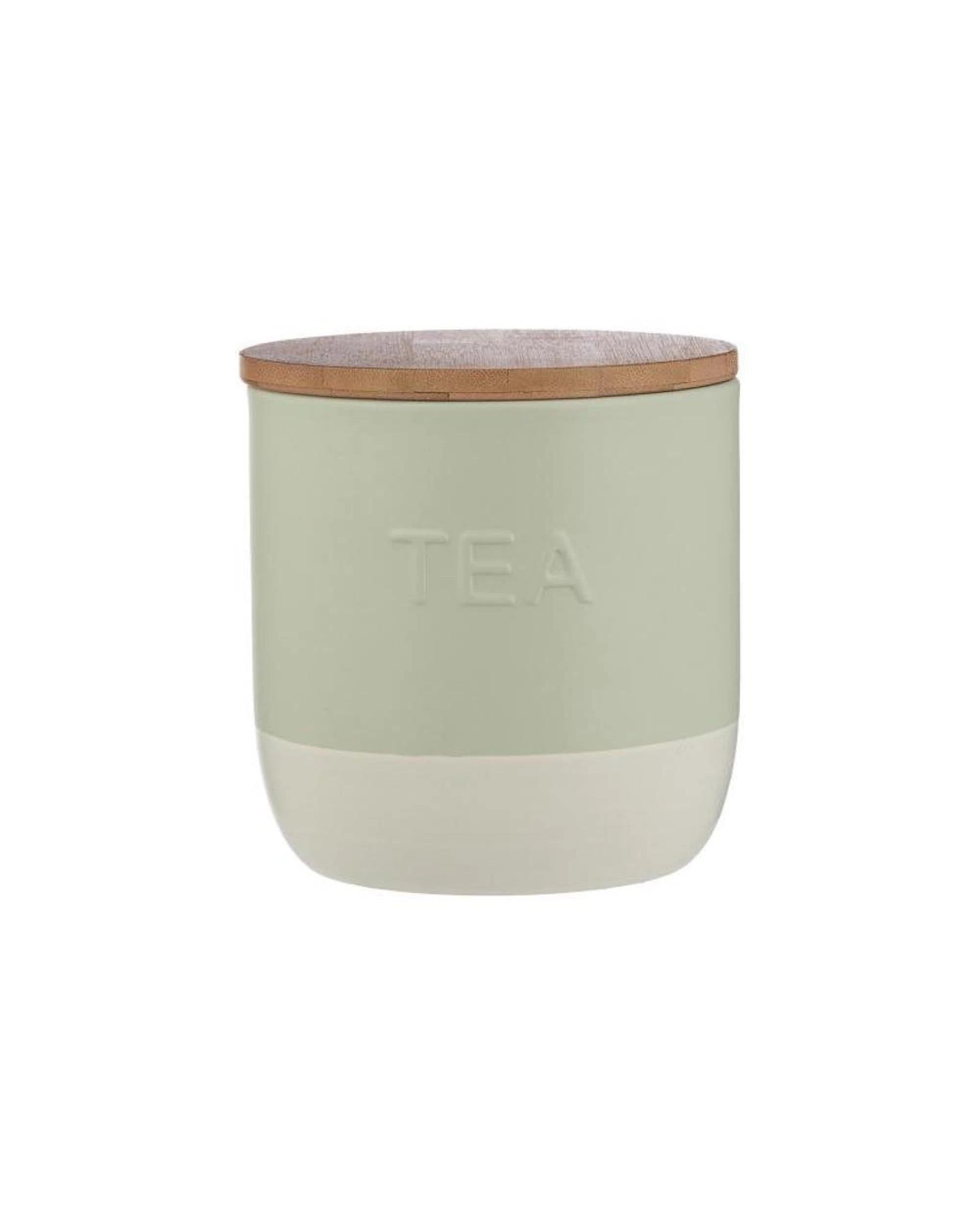 1 Typhoon Oben Tea Canister 1.25L With Mini Spoon  Green, 1 of 7