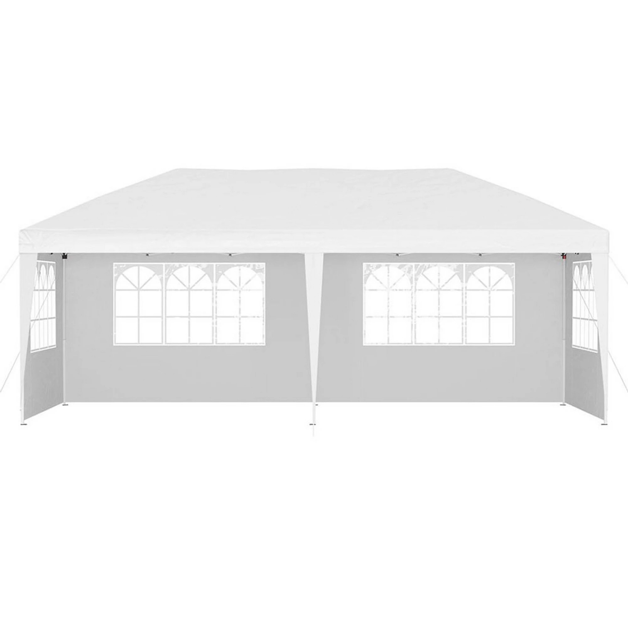 4 Instahut Gazebo Pop Up Marquee  Wedding Party Outdoor Camping Tent Canopy Side Wall - White, 4 of 7