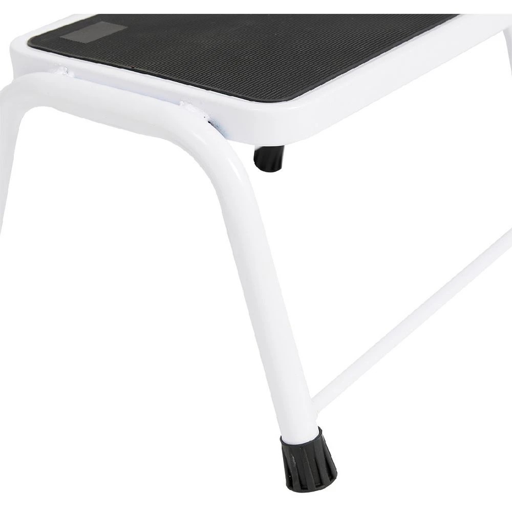 2 J.Burrows 120kg Single Step Stool White, 2 of 4