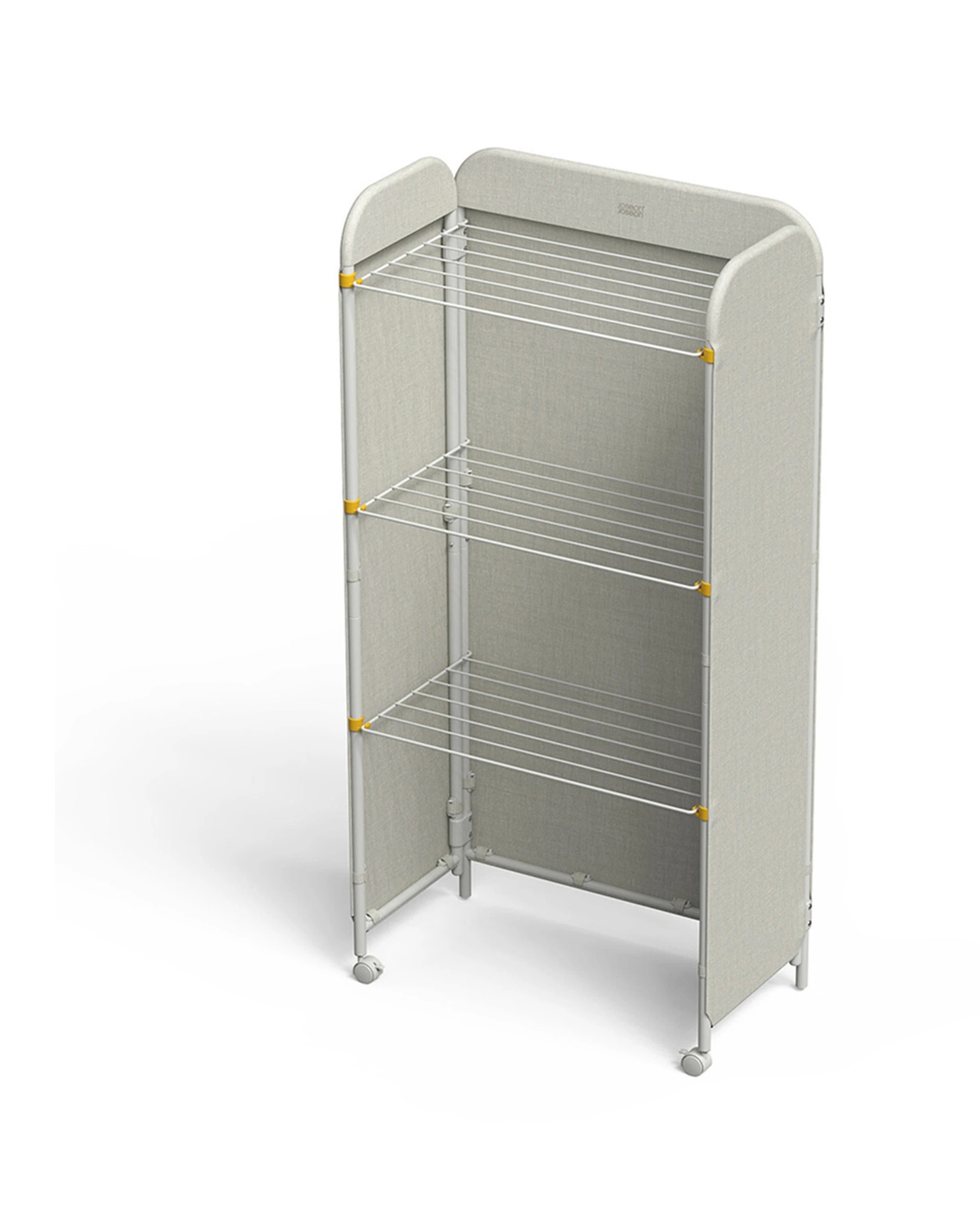 1 Joseph Joseph Eclipse 3-Tier Indoor Clothes Airer With Screen 150cm Compact Ecru - White, 1 of 6