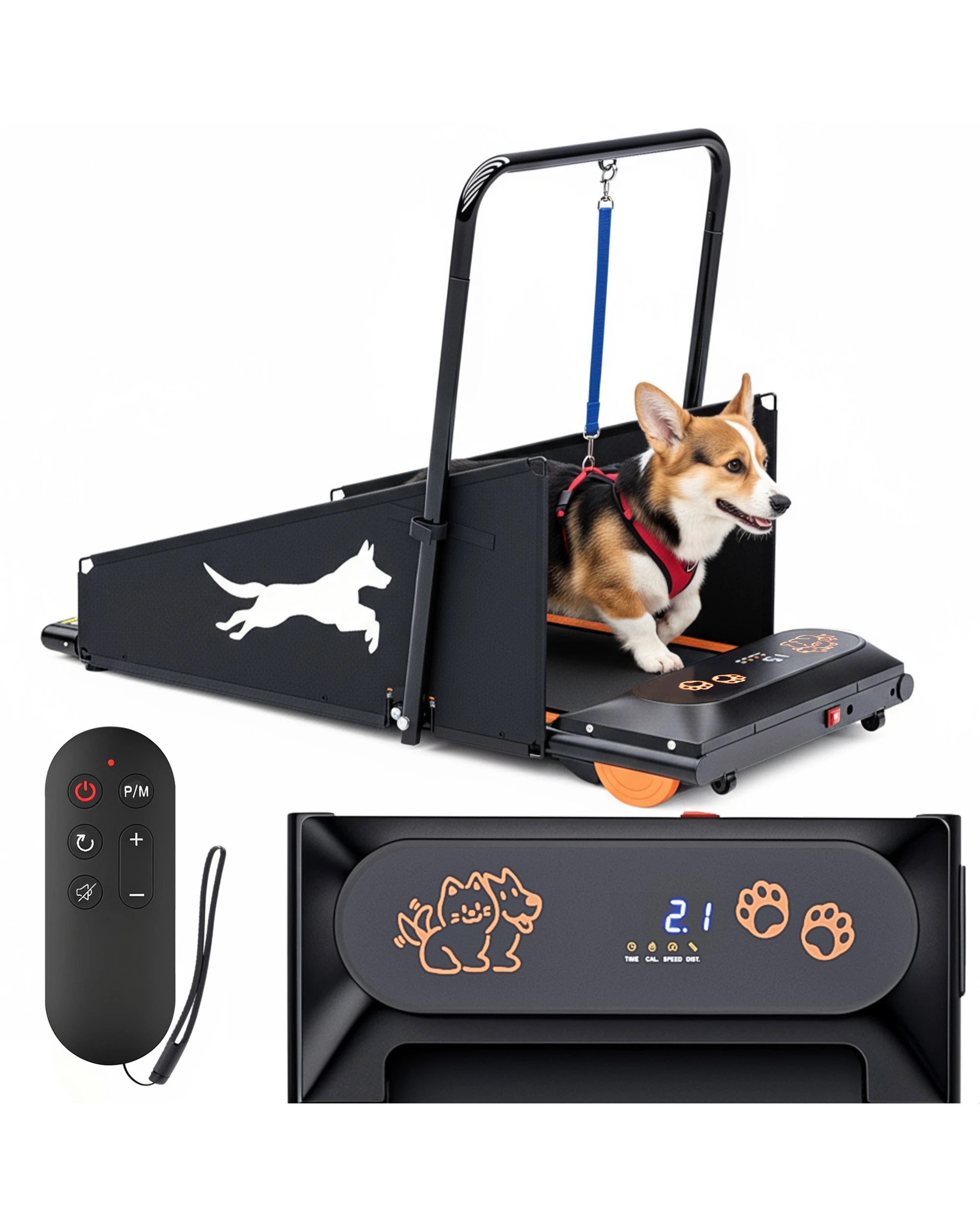 8 Advwin Dog Treadmill Pet Running Machine Walking Pad, 8 of 9