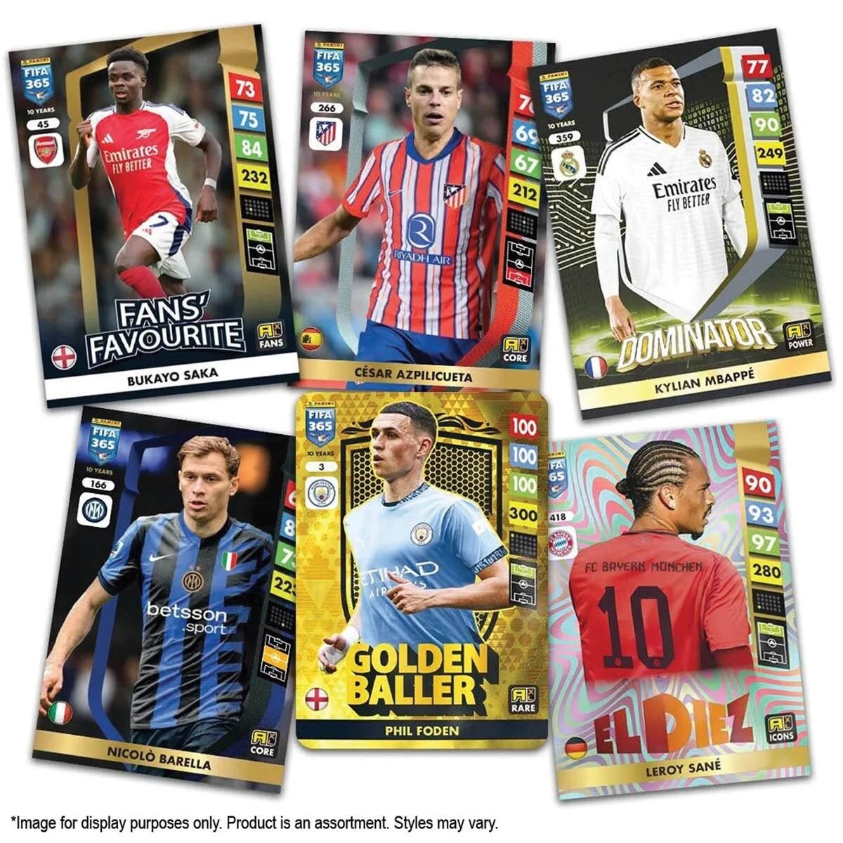 6 Panini FIFA 365 Adrenalyn XL 2025 Soccer Official Trading Cards Pocket Tin Box - Assorted, 6 of 9