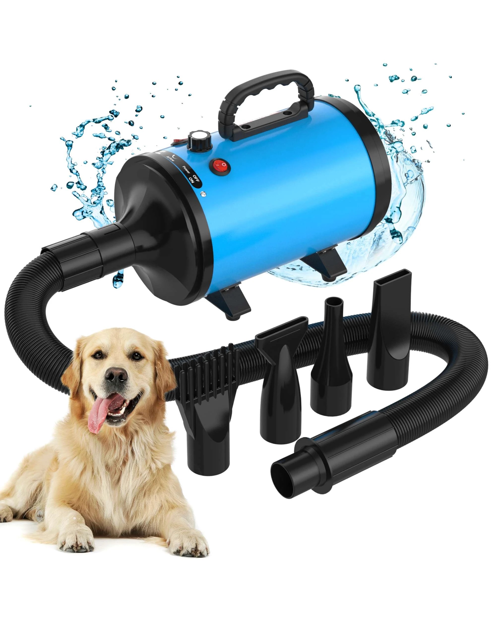 1 Advwin Pet Hair Dryer Dog Cat Grooming Blower, 1 of 7