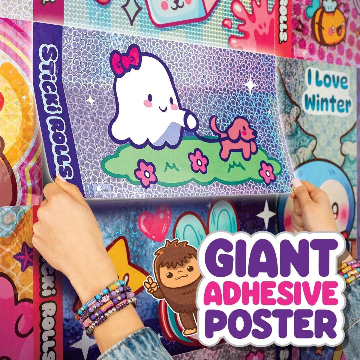 4 Sticki Rolls Jumbo Sticker Capsule Tube, 4 of 9