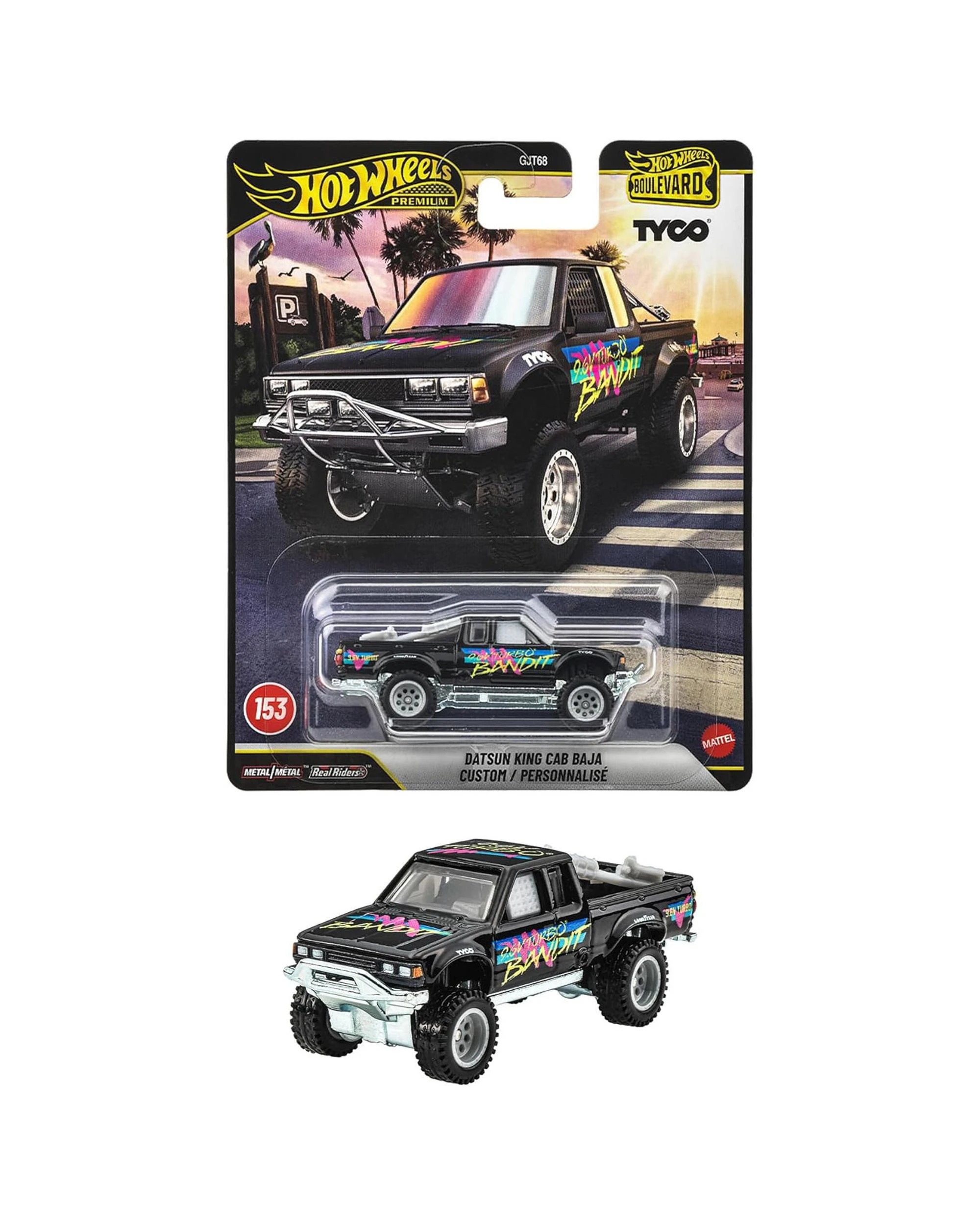 1 Hot Wheels Premium Hot Wheels Boulevard Datsun King Cab Baja Custom Diecast Vehicle, 1 of 4