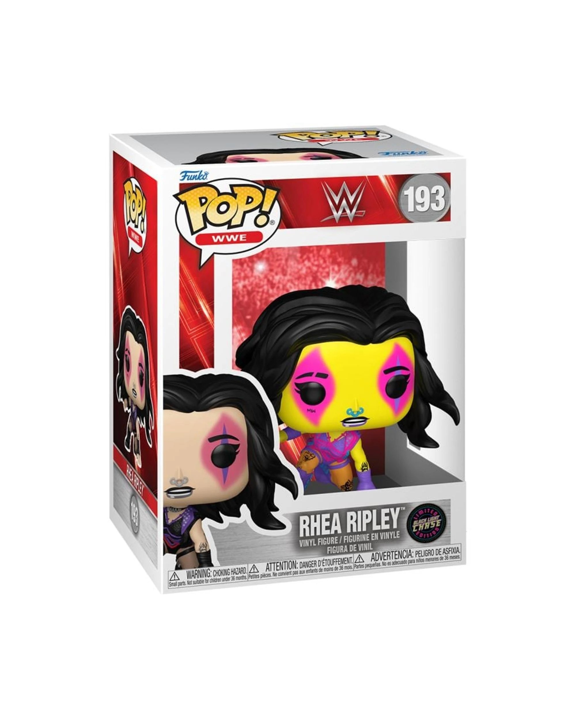4 WWE Rhea Ripley - Wrestle Mania XL -  Pop! Vinyl, 4 of 6