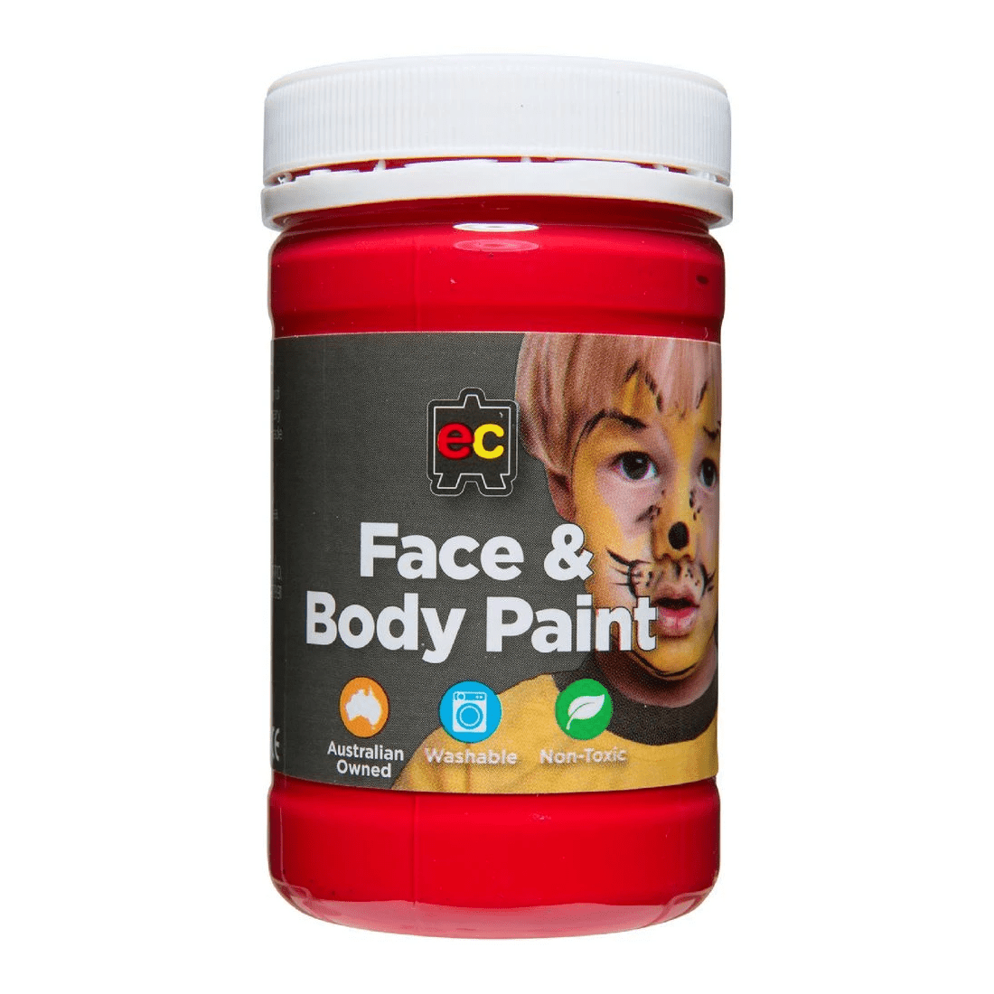 1 Educational Colours Face Paint Red 175 mL, 1 of 1