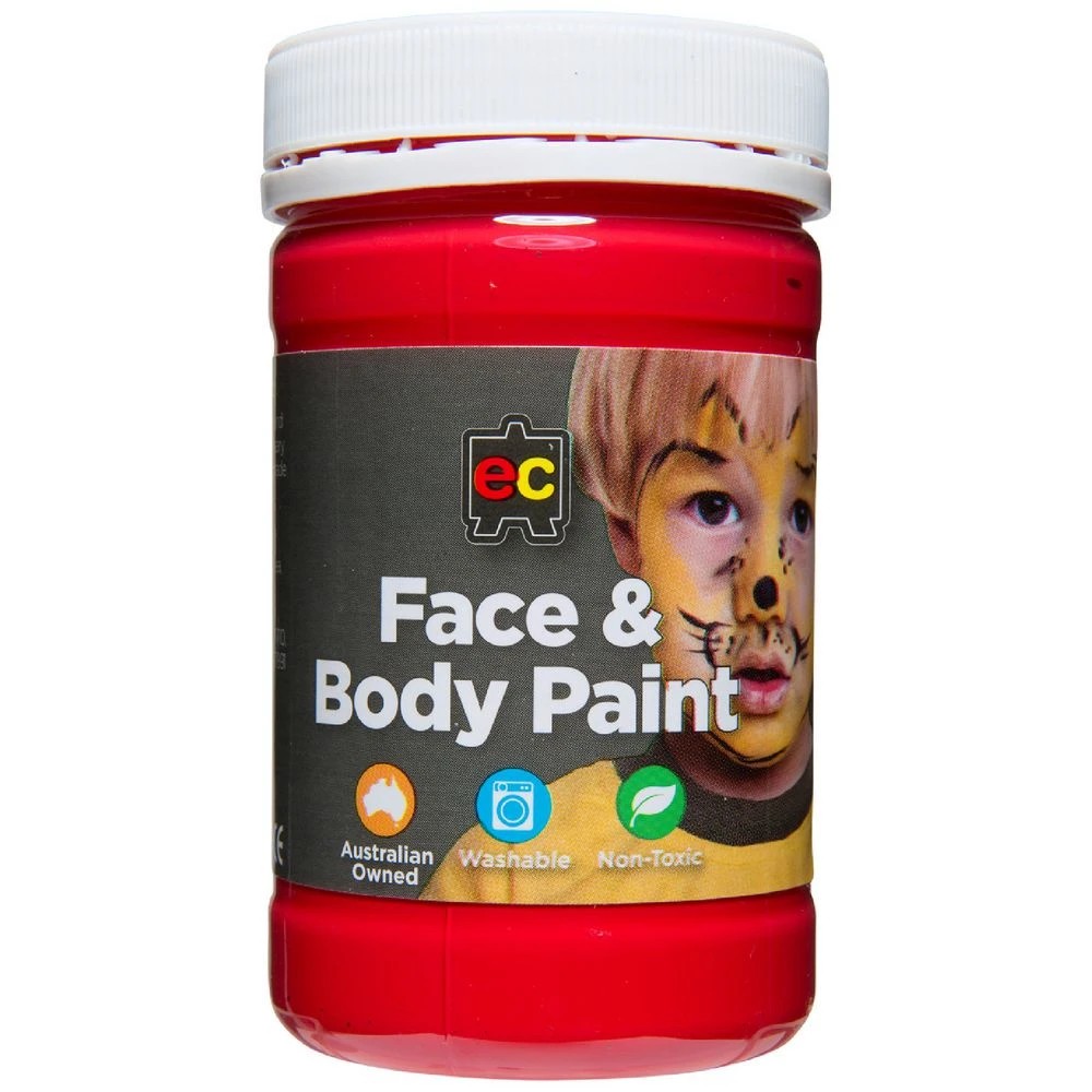 1 Educational Colours Face Paint Red 175 mL, 1 of 1