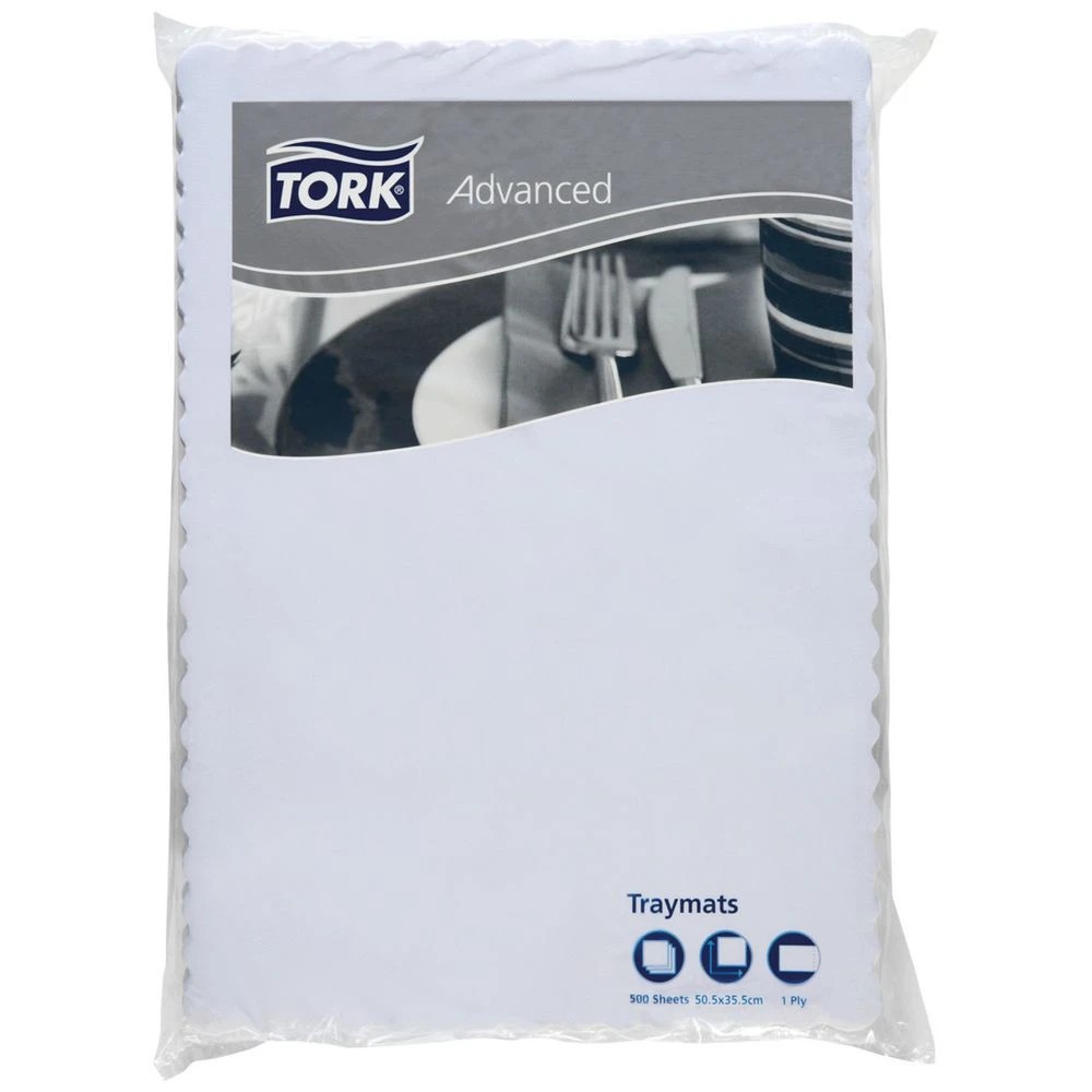 1 Tork Large Tray Mats 500 Pack, 1 of 1