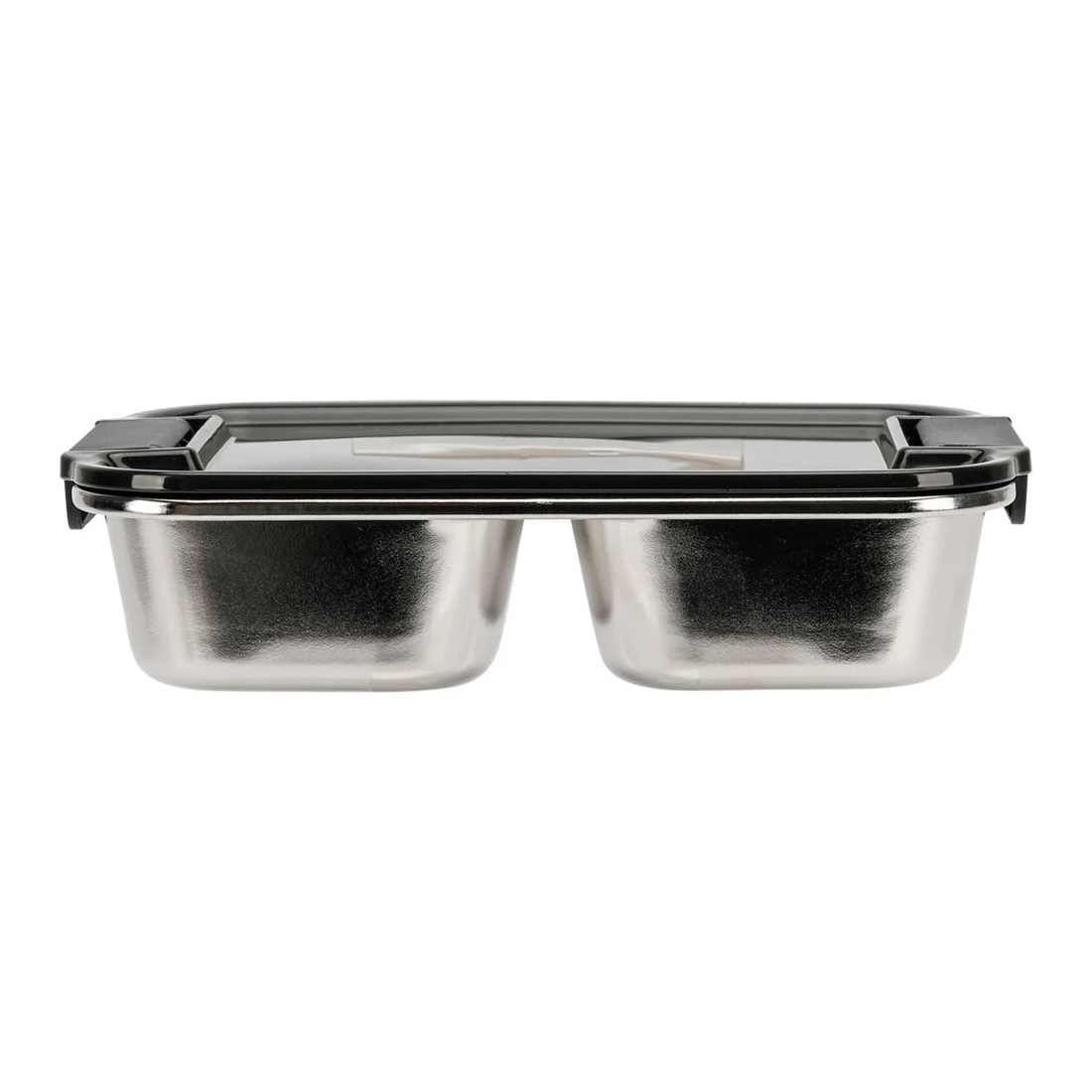 3 Smash 2 Compartment Snack Bento Box Black, 3 of 6