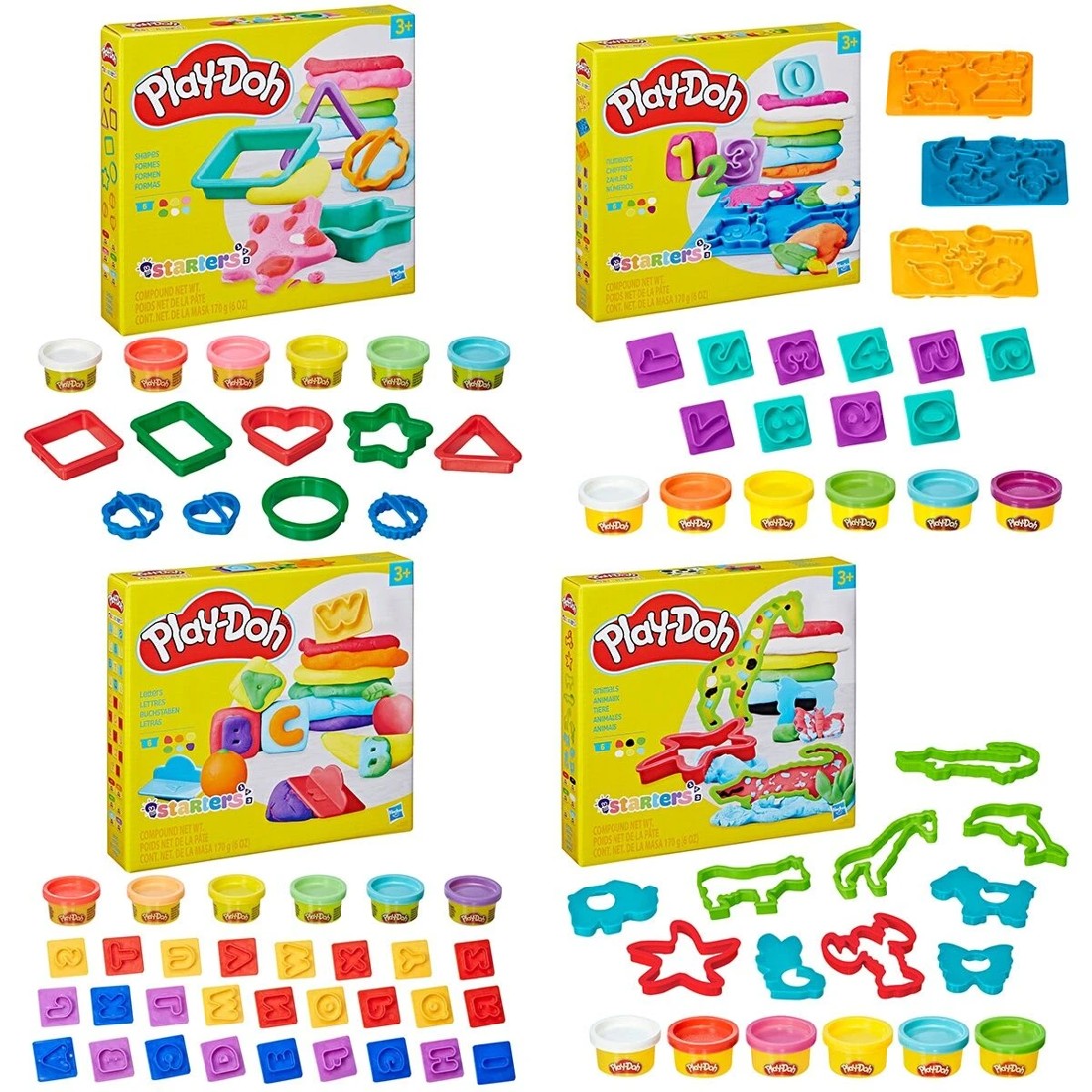 1 Play-Doh Starters Set - Assorted, 1 of 6