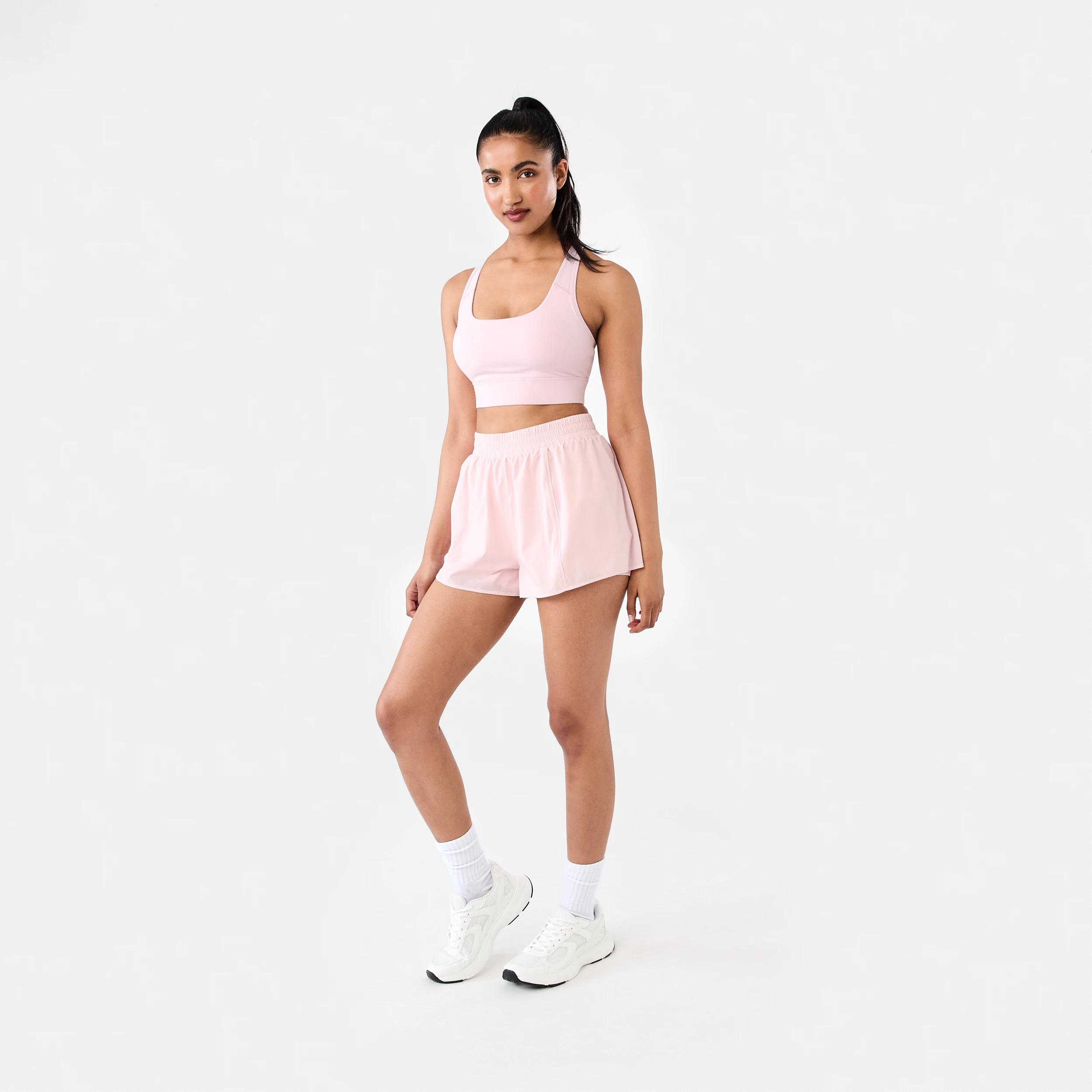 3 Active Womens Performance Crop Top AURA PINK, 3 of 10