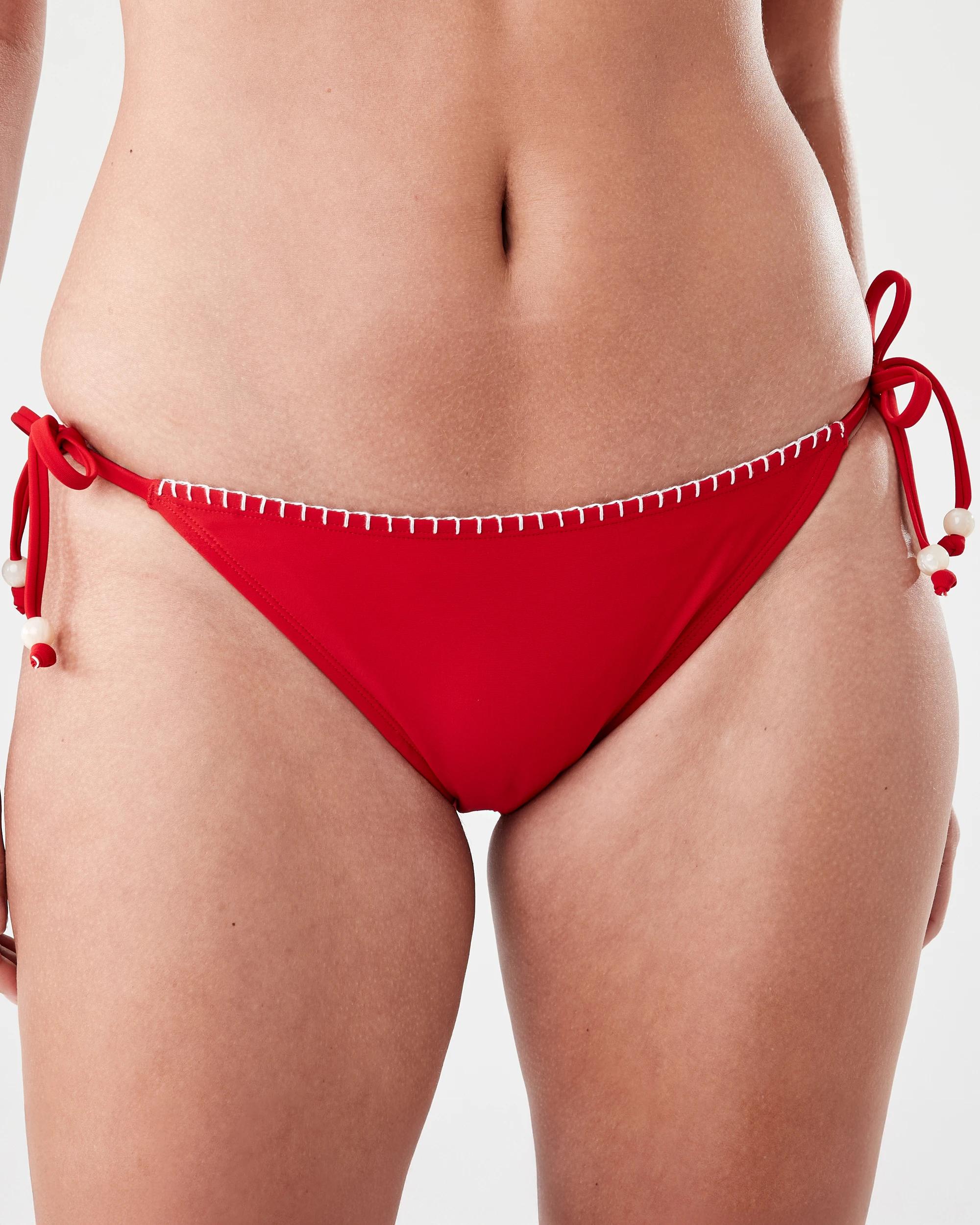 3 String Crafted Bikini Briefs Strawberry, 3 of 5