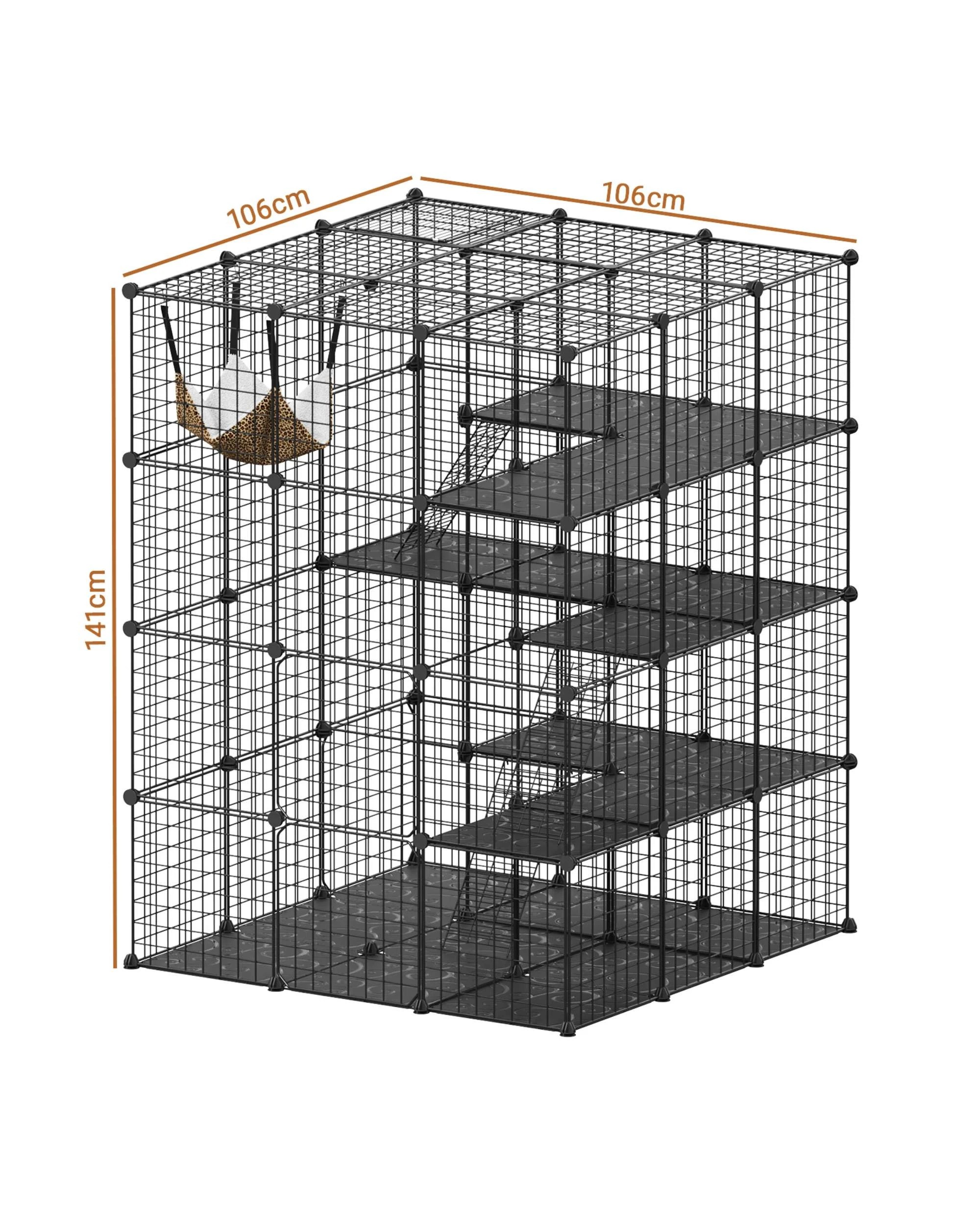 9 Advwin DIY Cat Cage Enclosure Cat Catio Pet House, 9 of 9
