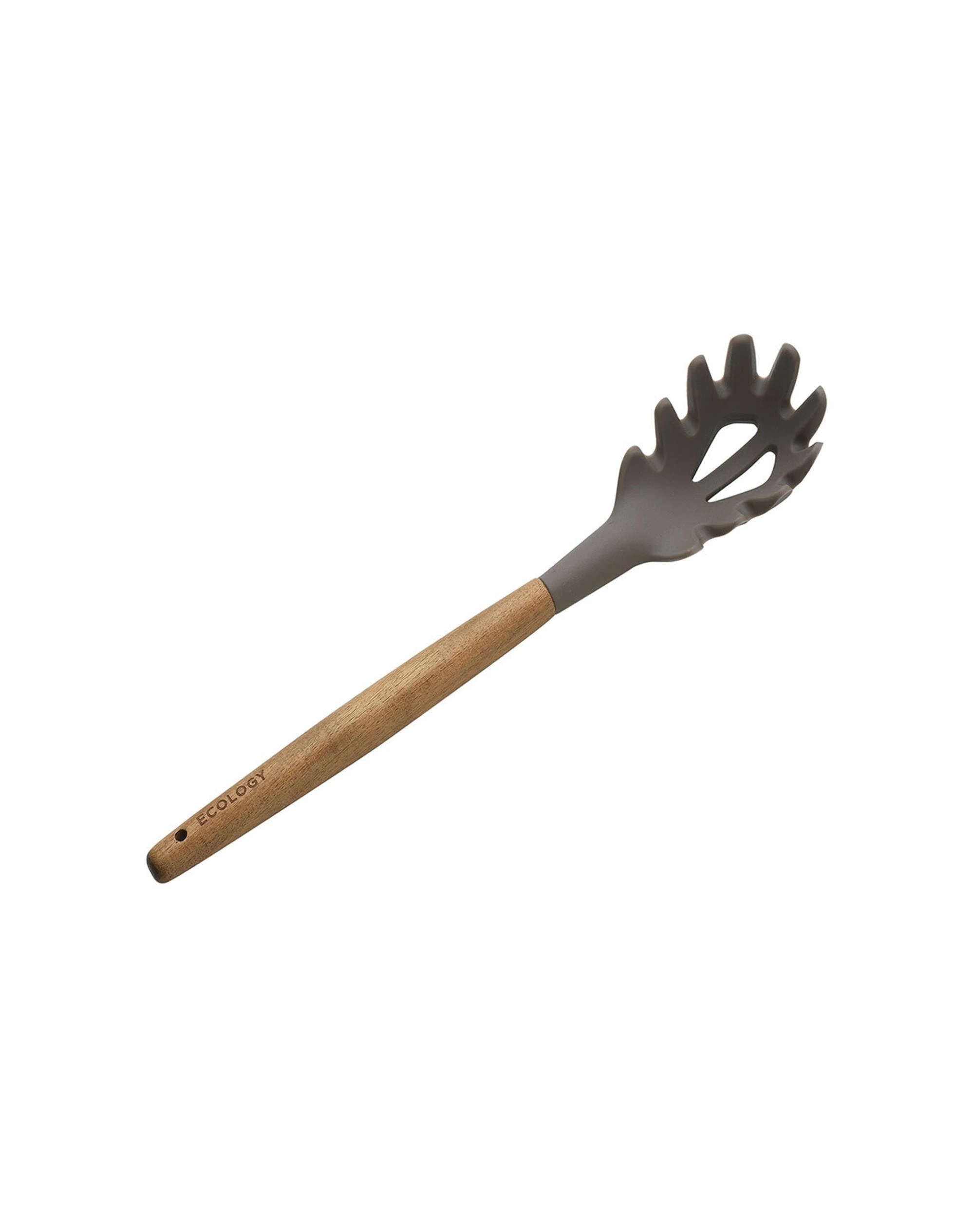 2 Ecology 2pc Provisions 31cm Wood Silicone Pasta Server - Natural, 2 of 3