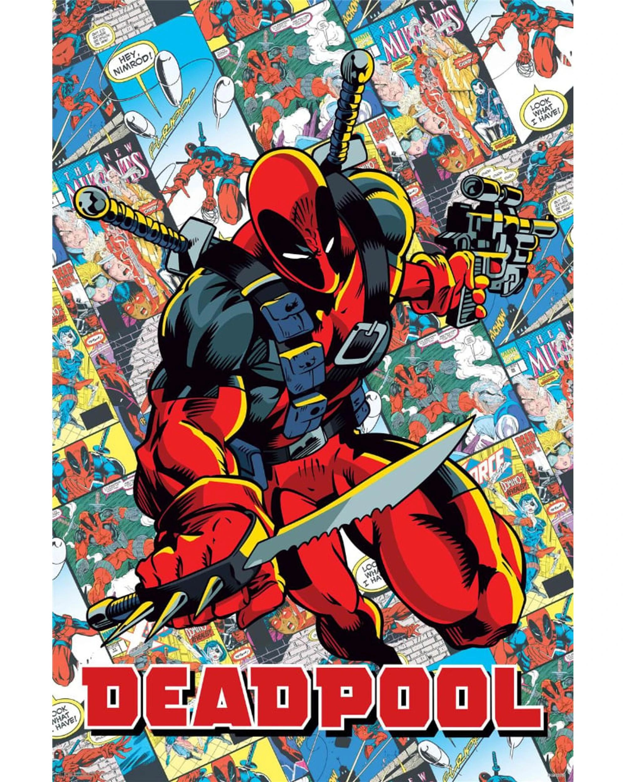 1 Marvel Deadpool Comic Covers Poster, 1 of 1