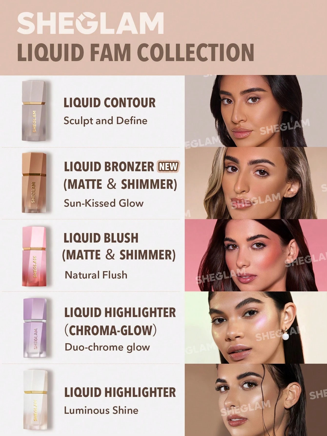 6 SHEGLAM Sun Beam Matte Liquid Bronzer - Burnt Sienna, 6 of 8