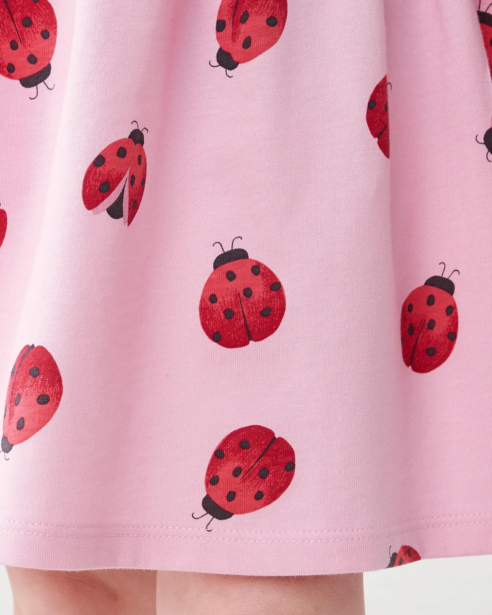 6 Jersey Dress Pnk Bug, 6 of 8