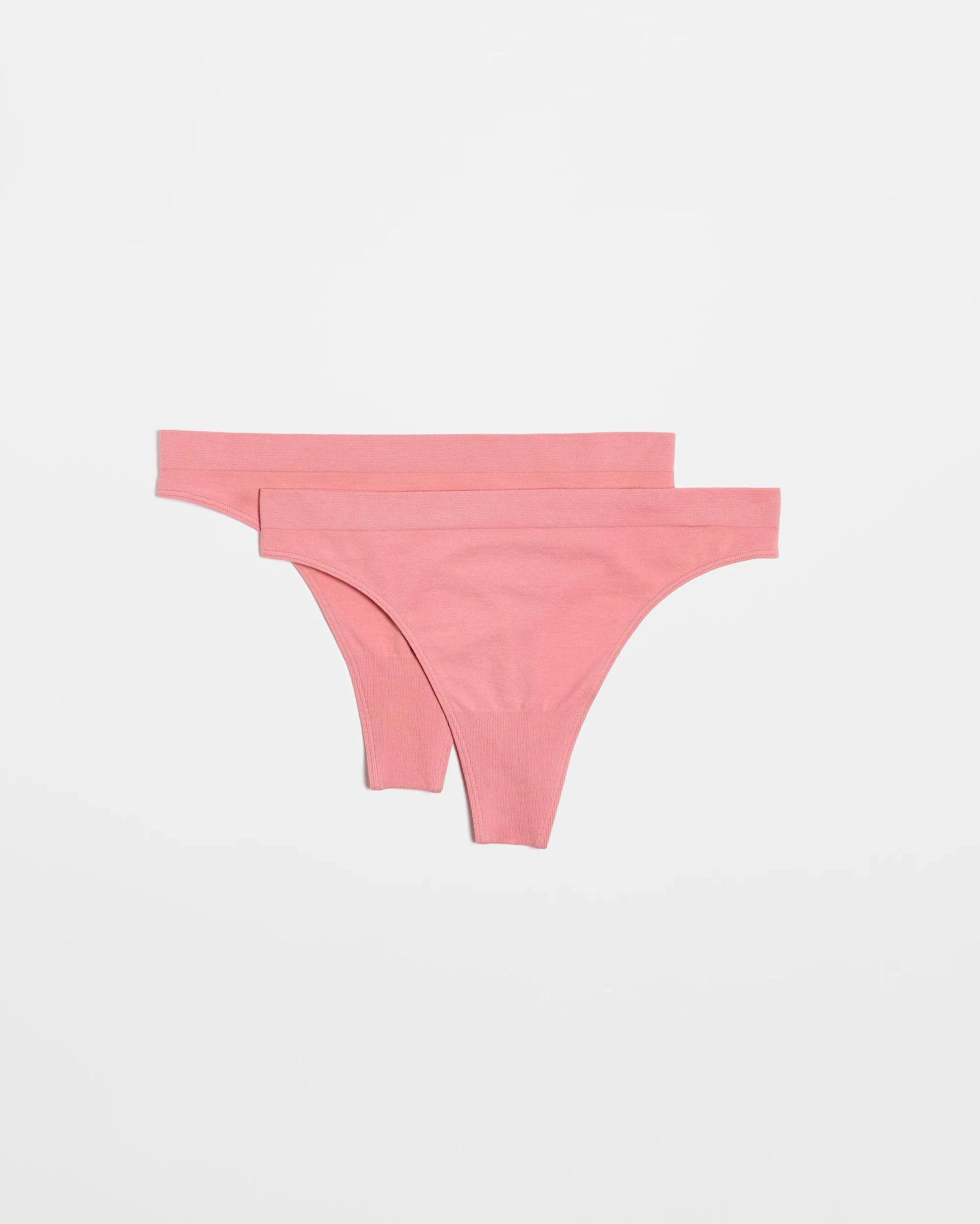 Target Australian Cotton Blend 2 Pack Seamfree G-String Briefs - Kmart