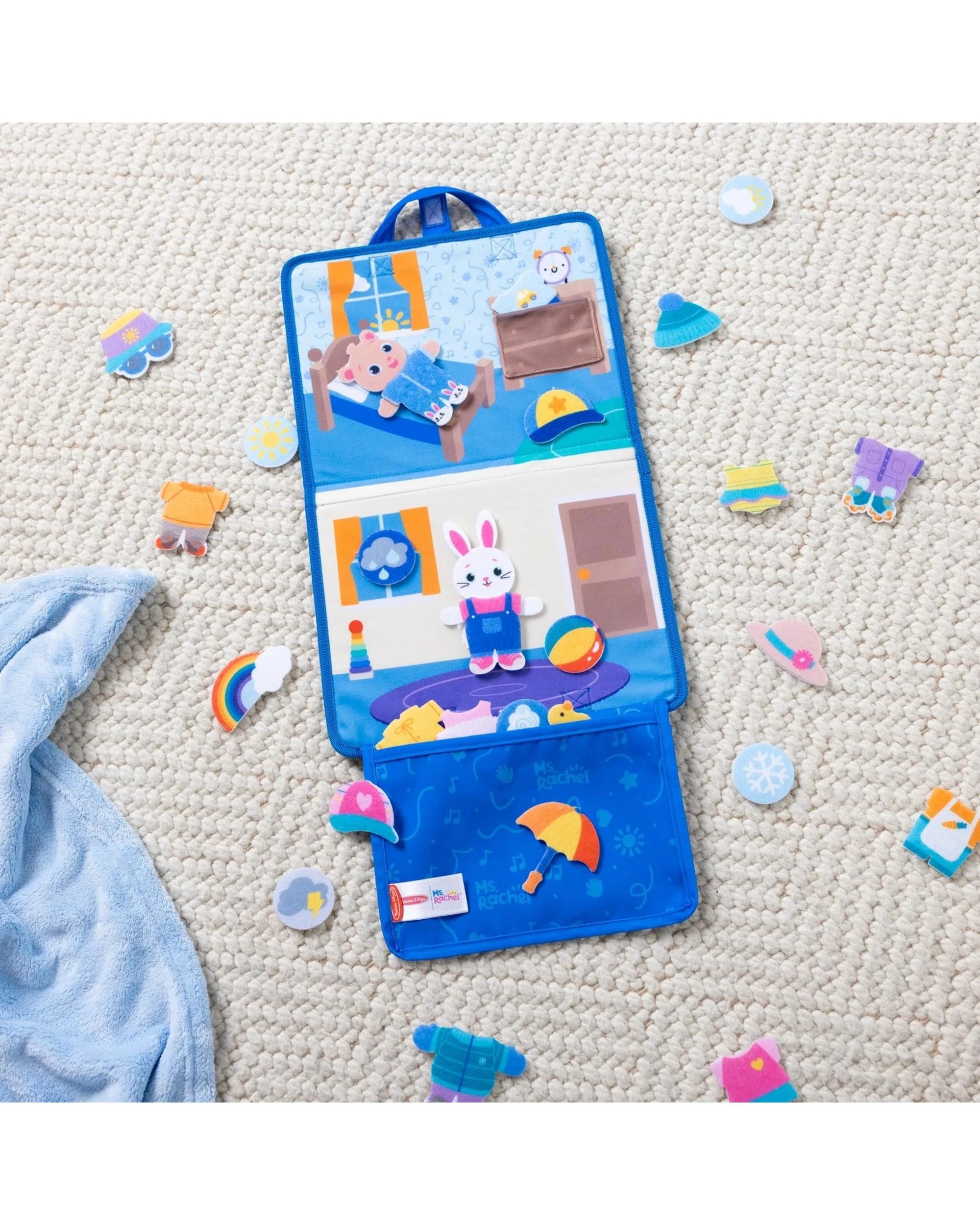 5 Melissa and Doug Ms Rachel Ms Rachel What To Wear Felt Activity Board, 5 of 9