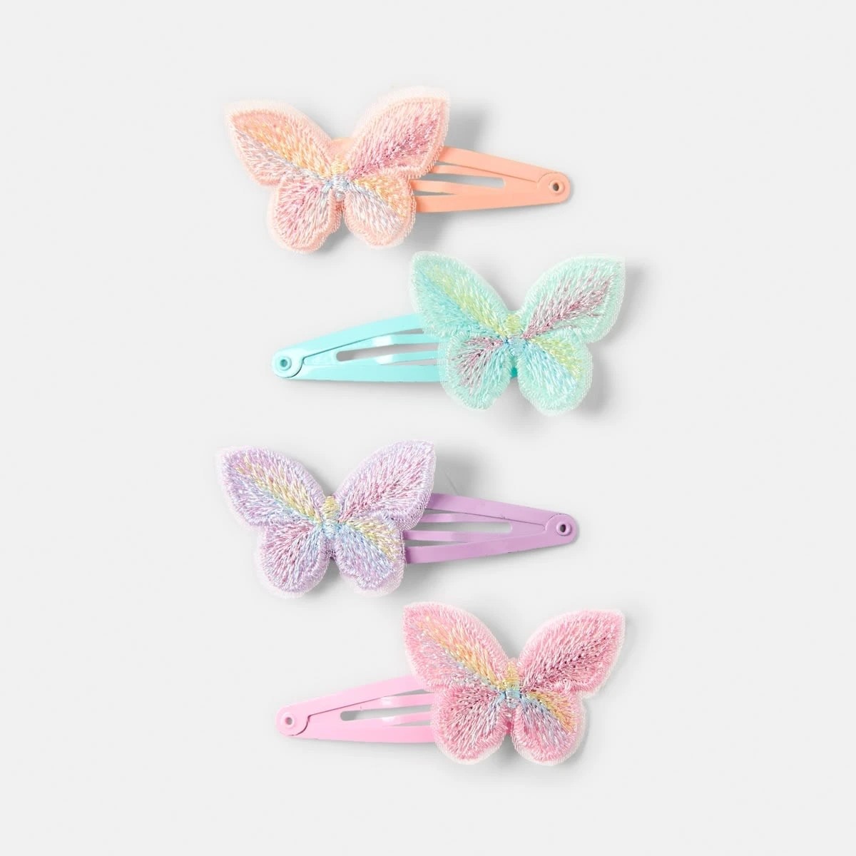1 4 Pack Butterfly Hair Clips, 1 of 3
