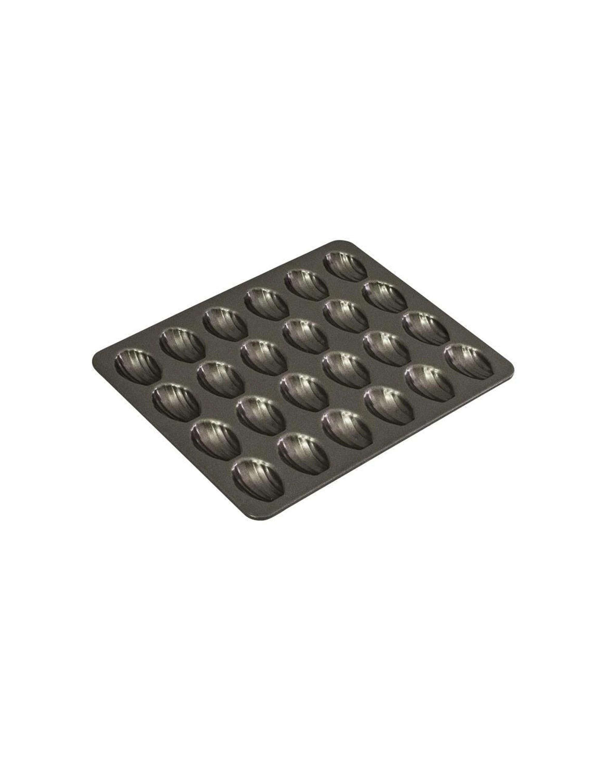 1 Bakemaster 24-cup Mini Madeleine Tray Carbon Steel Double Non-stick 27cm - Grey, 1 of 3
