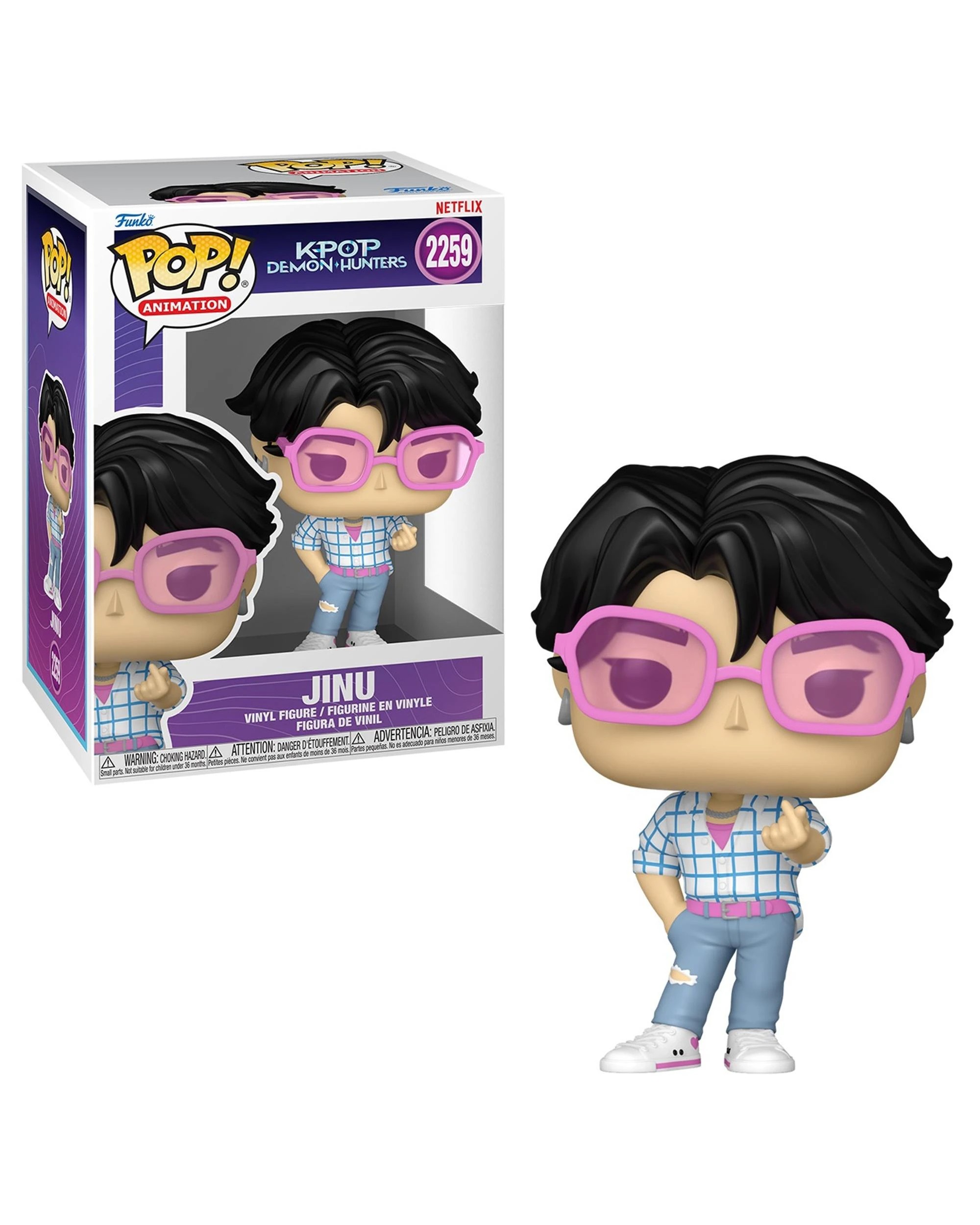 1 K-POP Demon Hunters: Jinu Funko POP! Vinyl, 1 of 6