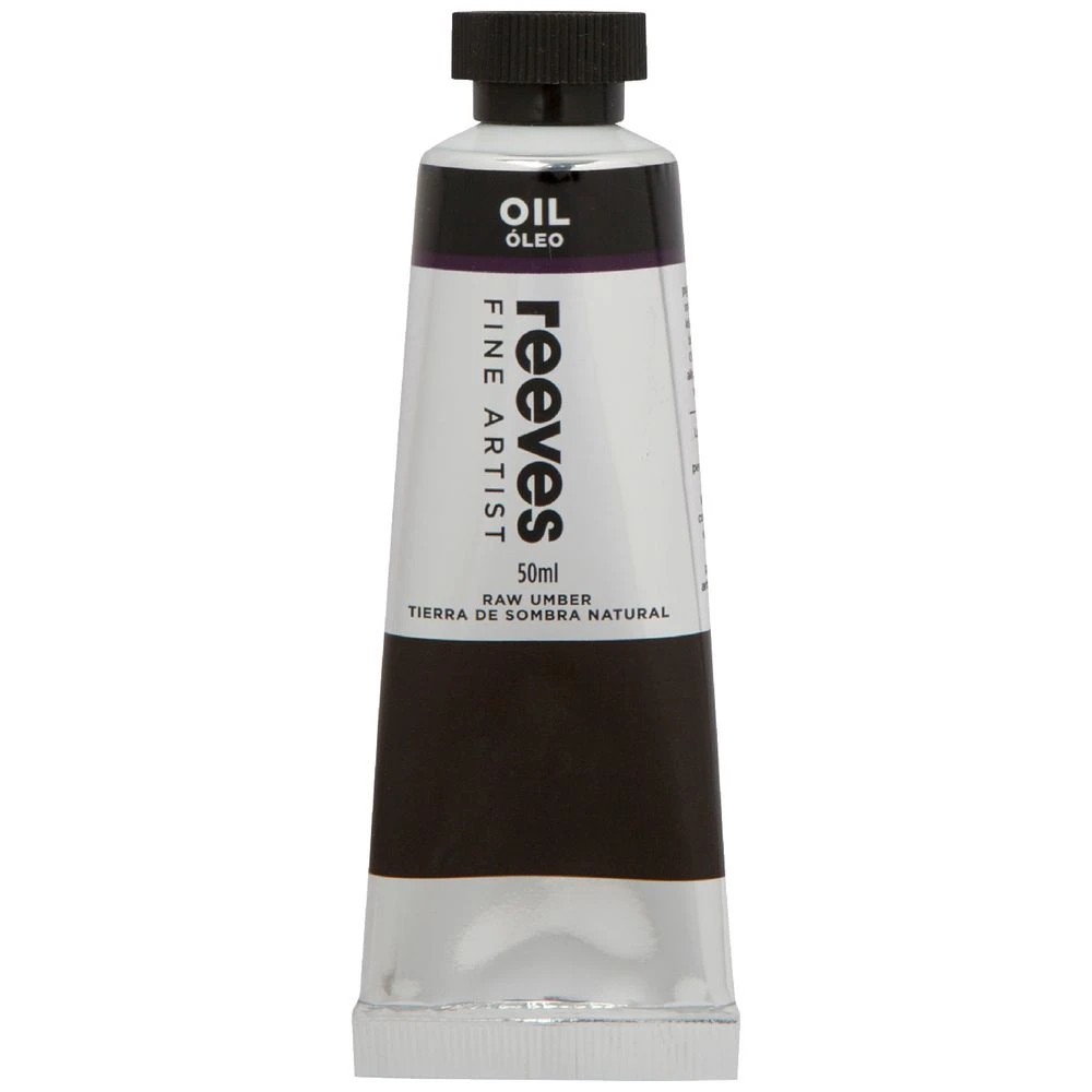1 Reeves Oil Paint 50mL Raw Umber, 1 of 1