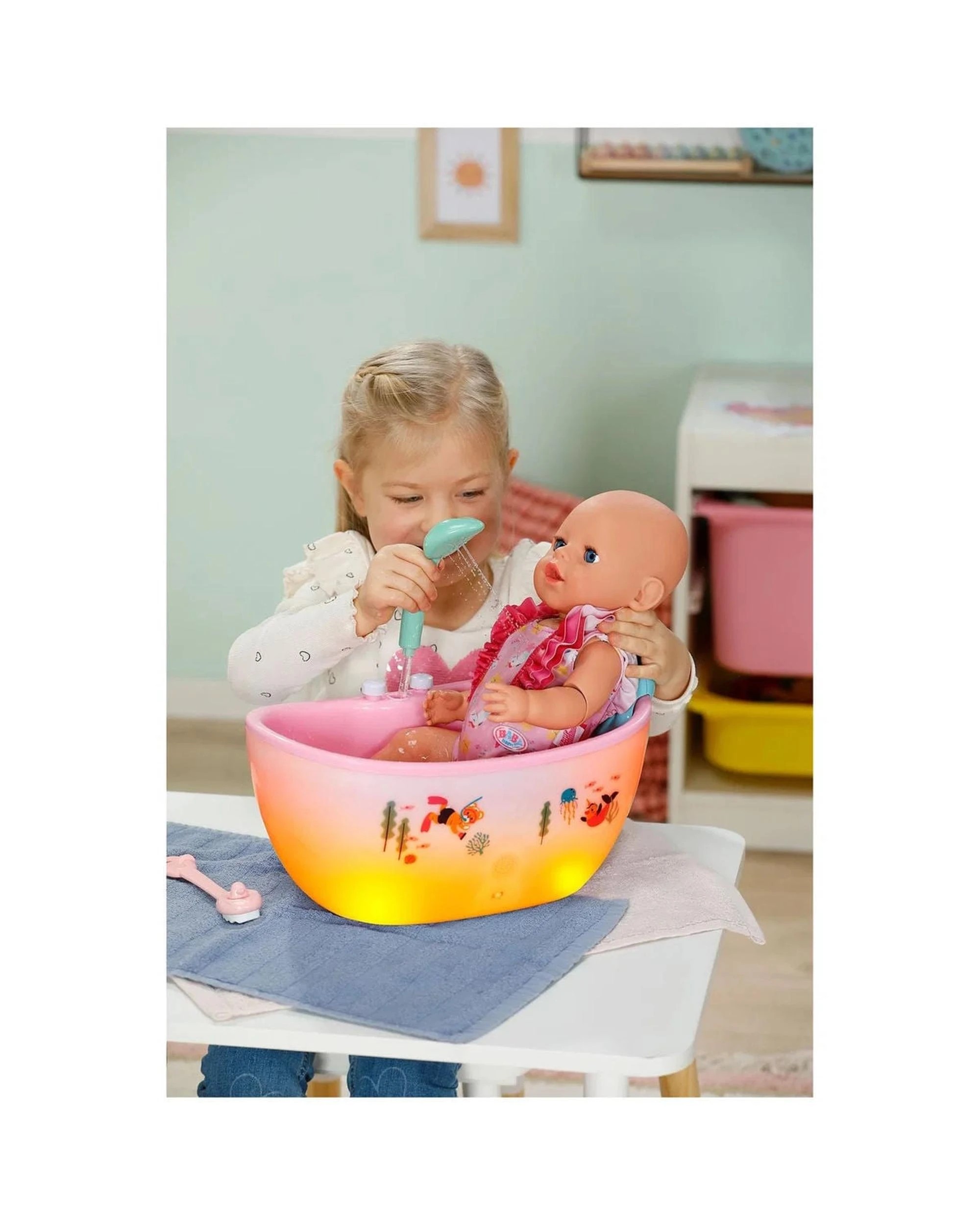 9 Baby Born Bathtub with Lights and Sounds, 9 of 10