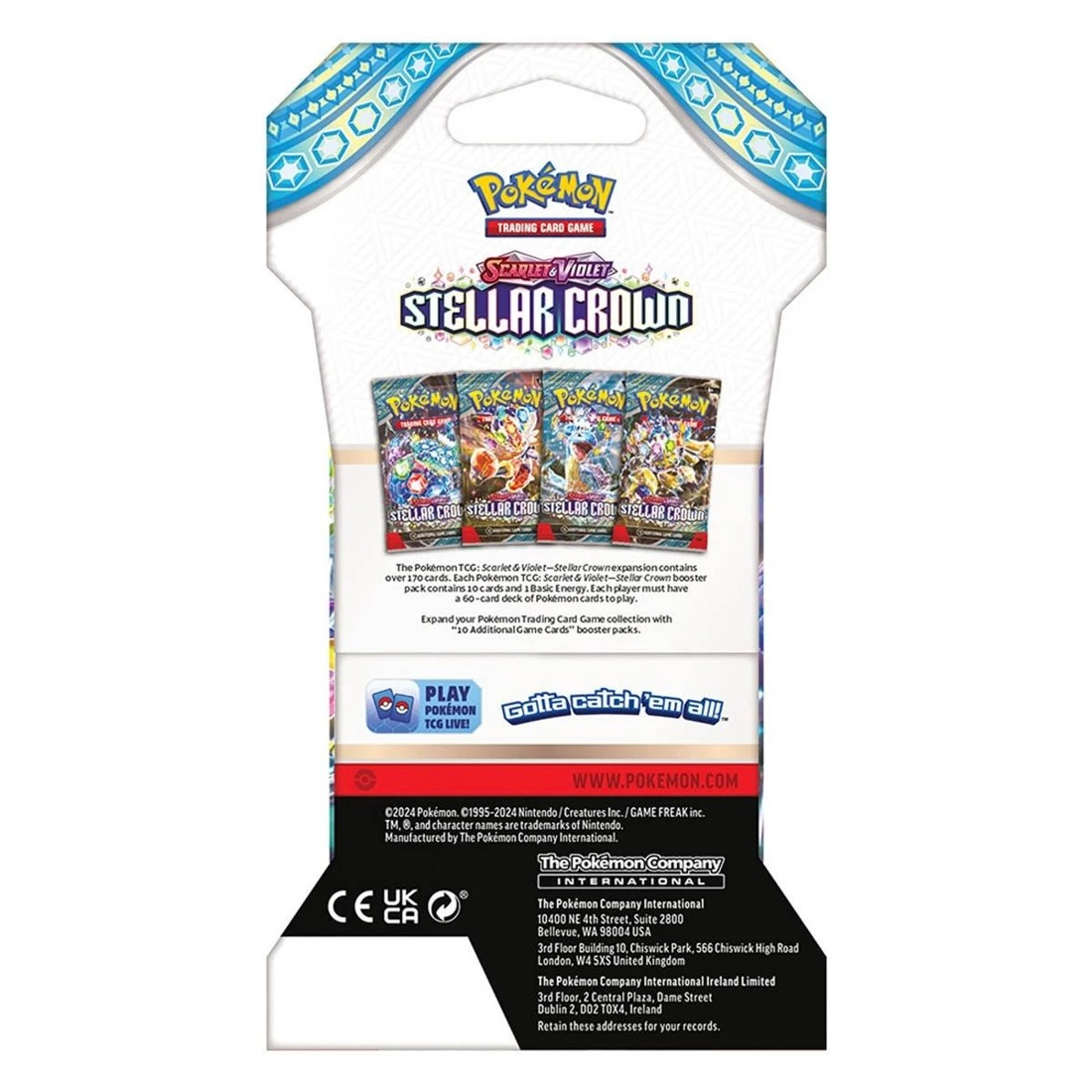 2 Pokemon Trading Card Game: Scarlet & Violet Stellar Crown Blister Pack - Assorted, 2 of 6